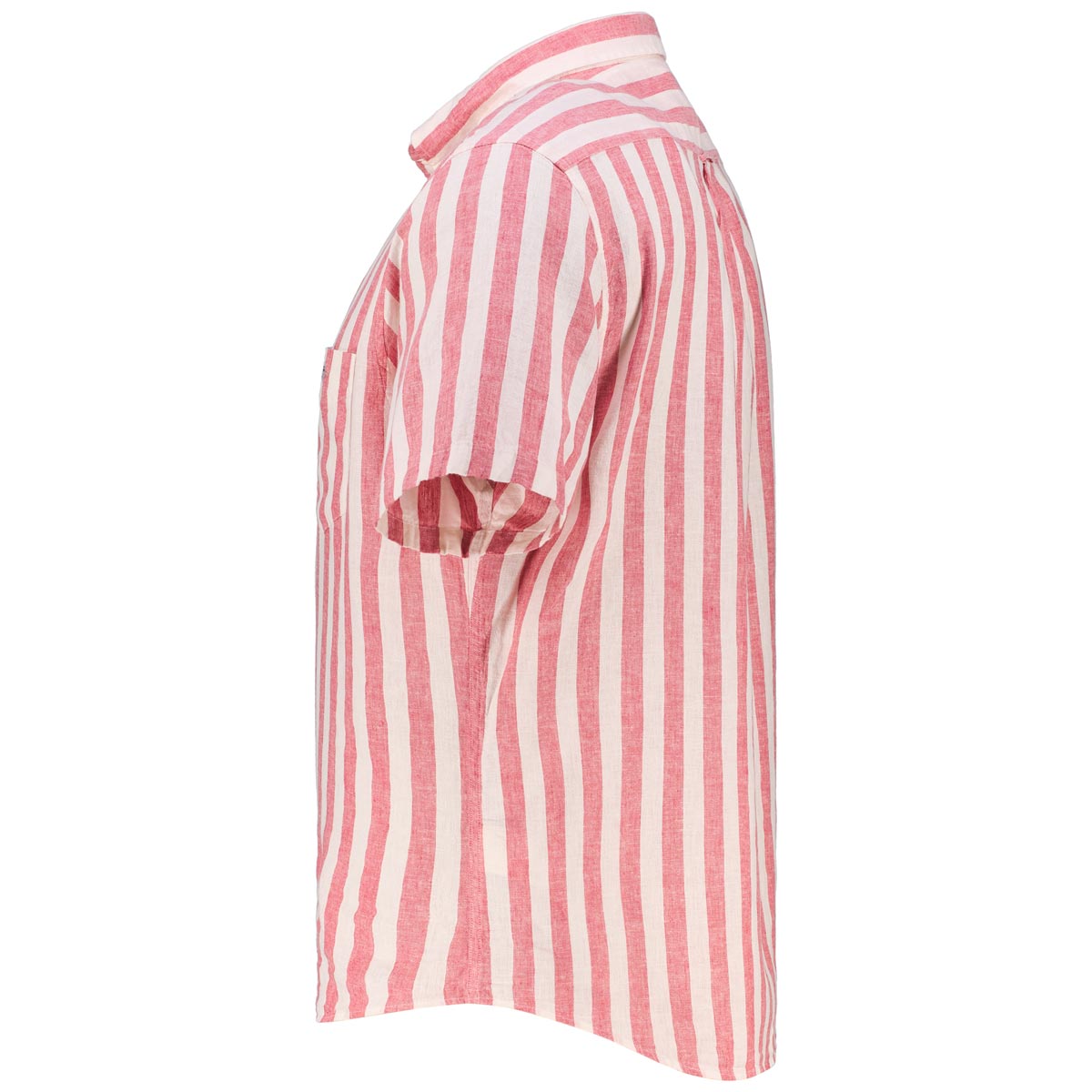 Gant Freizeithemd mit Leinen rot/weiß