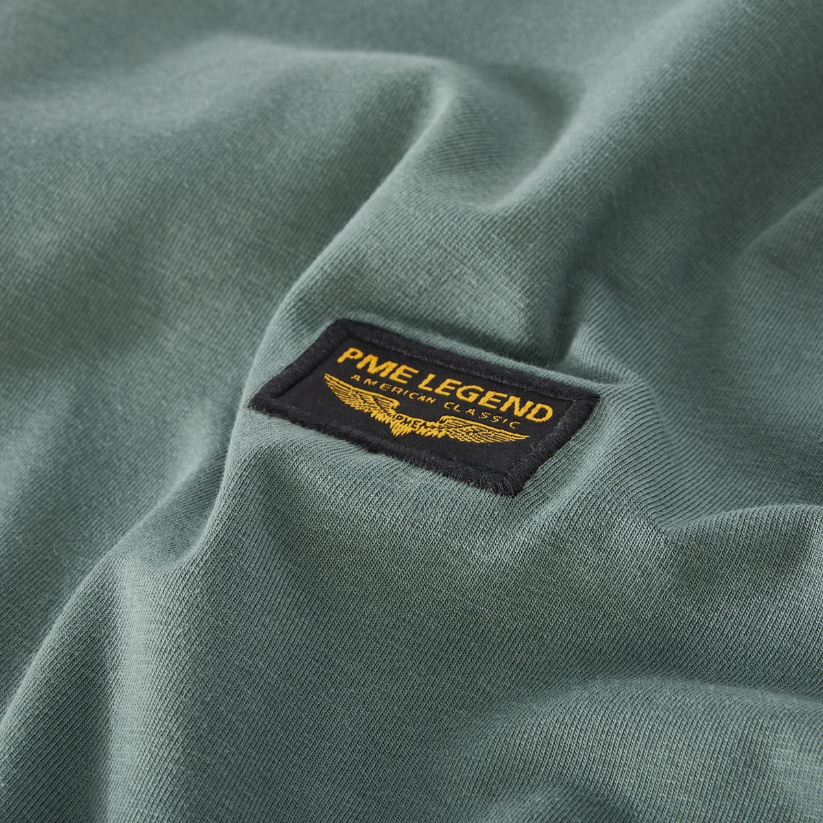 PME LEGEND T-Shirt mit Stretch grün