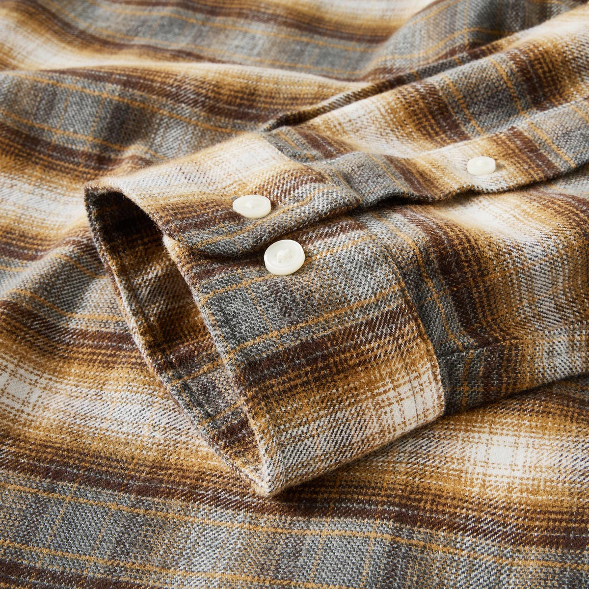 Jack&Jones Flanellhemd braun