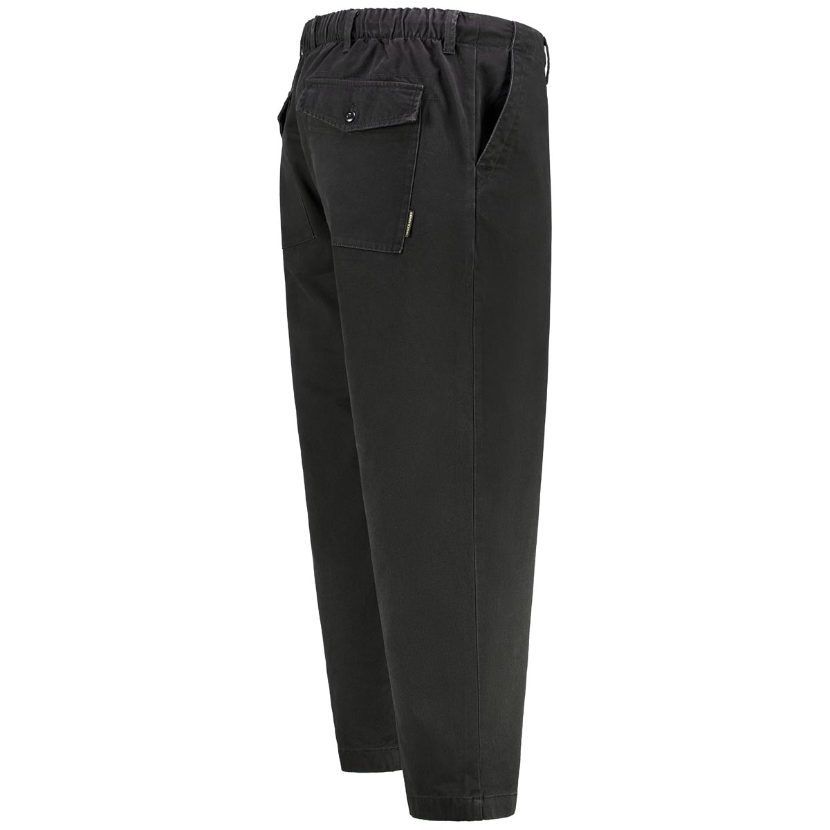 Jack&Jones Chino mit Stretchbund "Barrel", Loose Fit schwarz