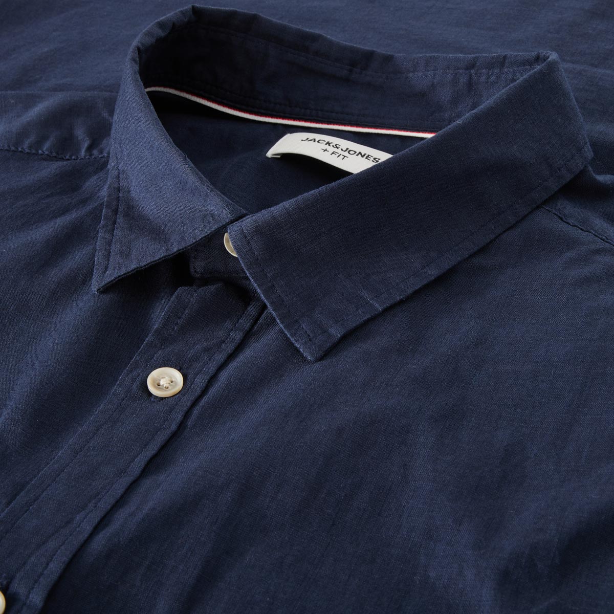 Jack&Jones Freizeithemd aus Baumwolle blau