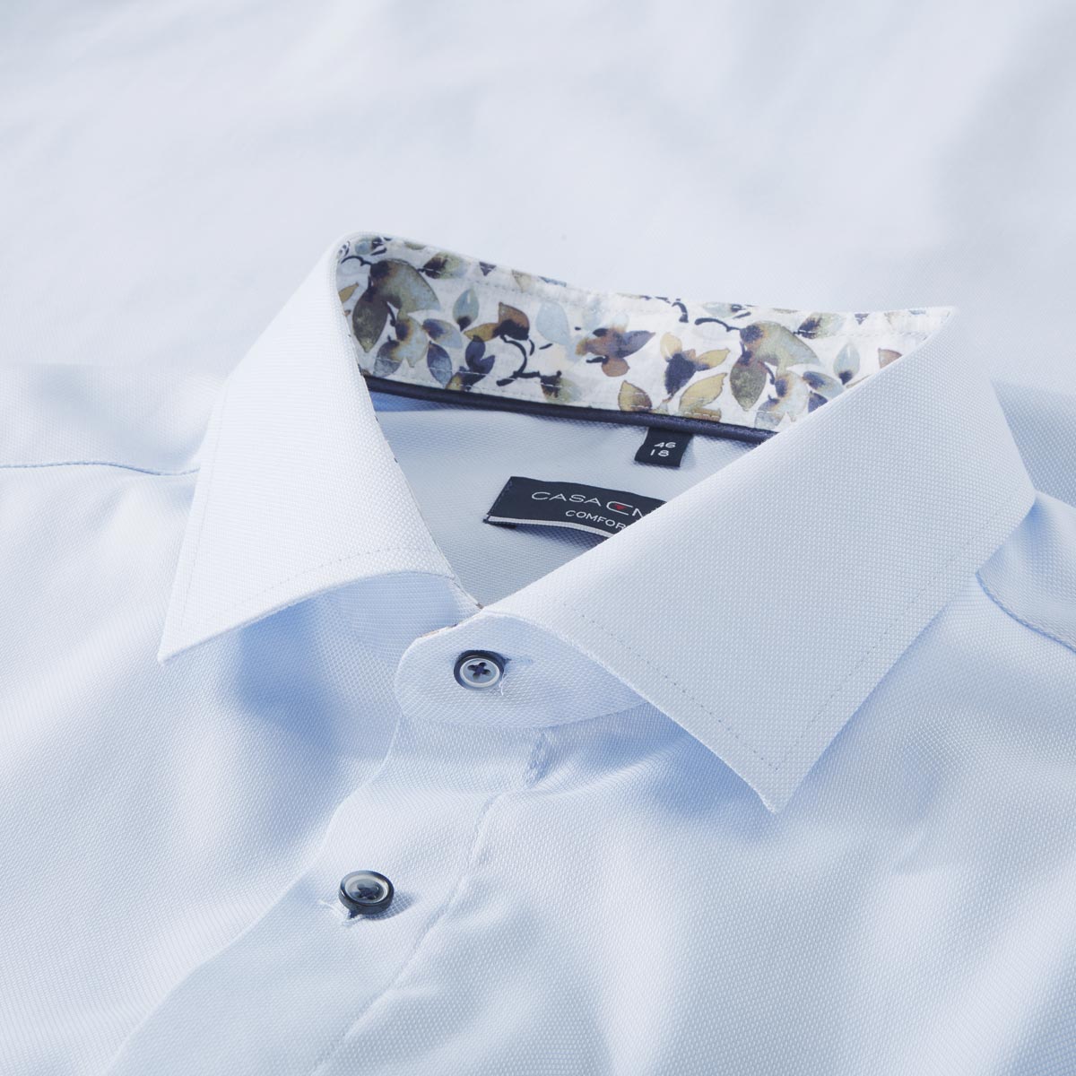 CASA MODA Businesshemd aus Baumwolle, bügelfrei blau