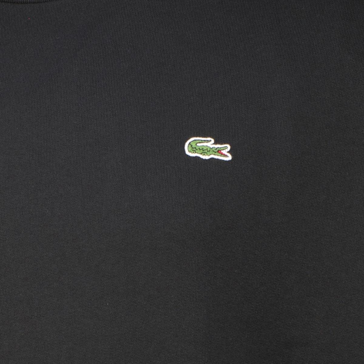 LACOSTE Sweatshirt mit Biobaumwolle schwarz