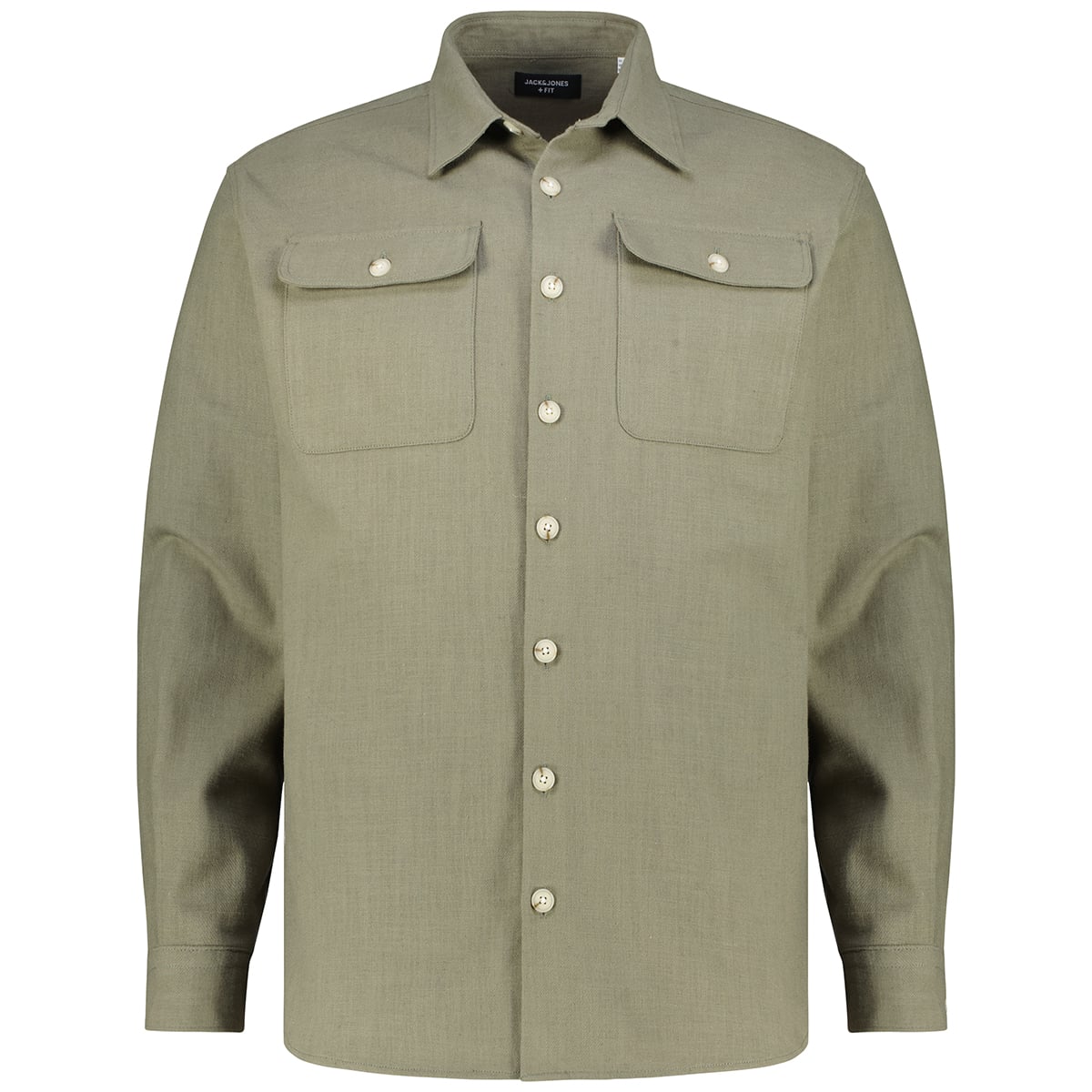 Hemdjacke aus Baumwoll-Leinen-Mix Hemdjacke aus Baumwoll-Leinen-Mix