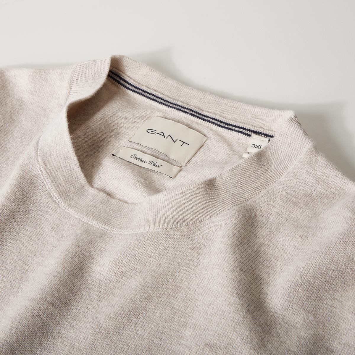 Gant Strickpullover mit Wolle beige
