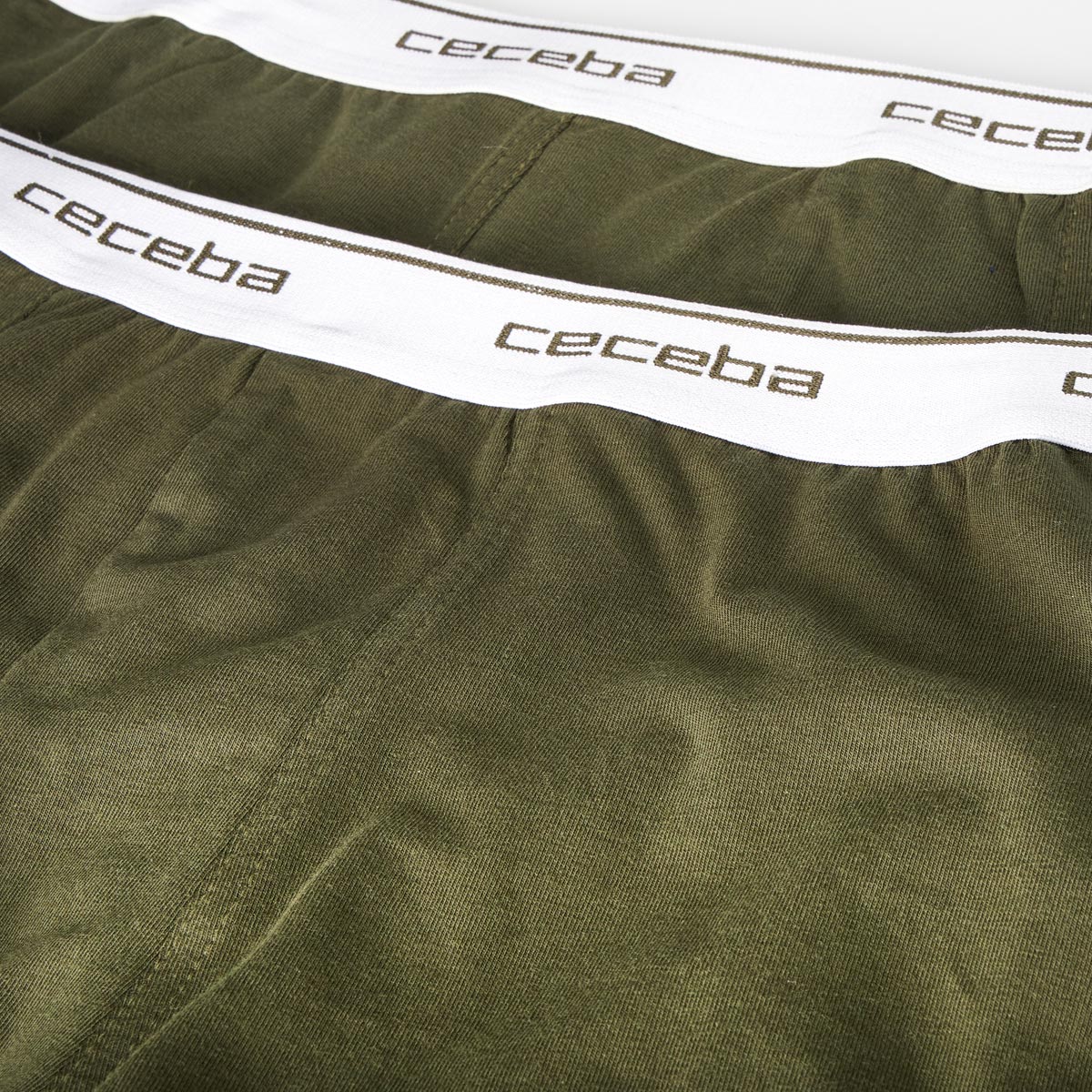 Ceceba Doppelpack Pants aus Baumwoll-Jersey mit Stretch limette