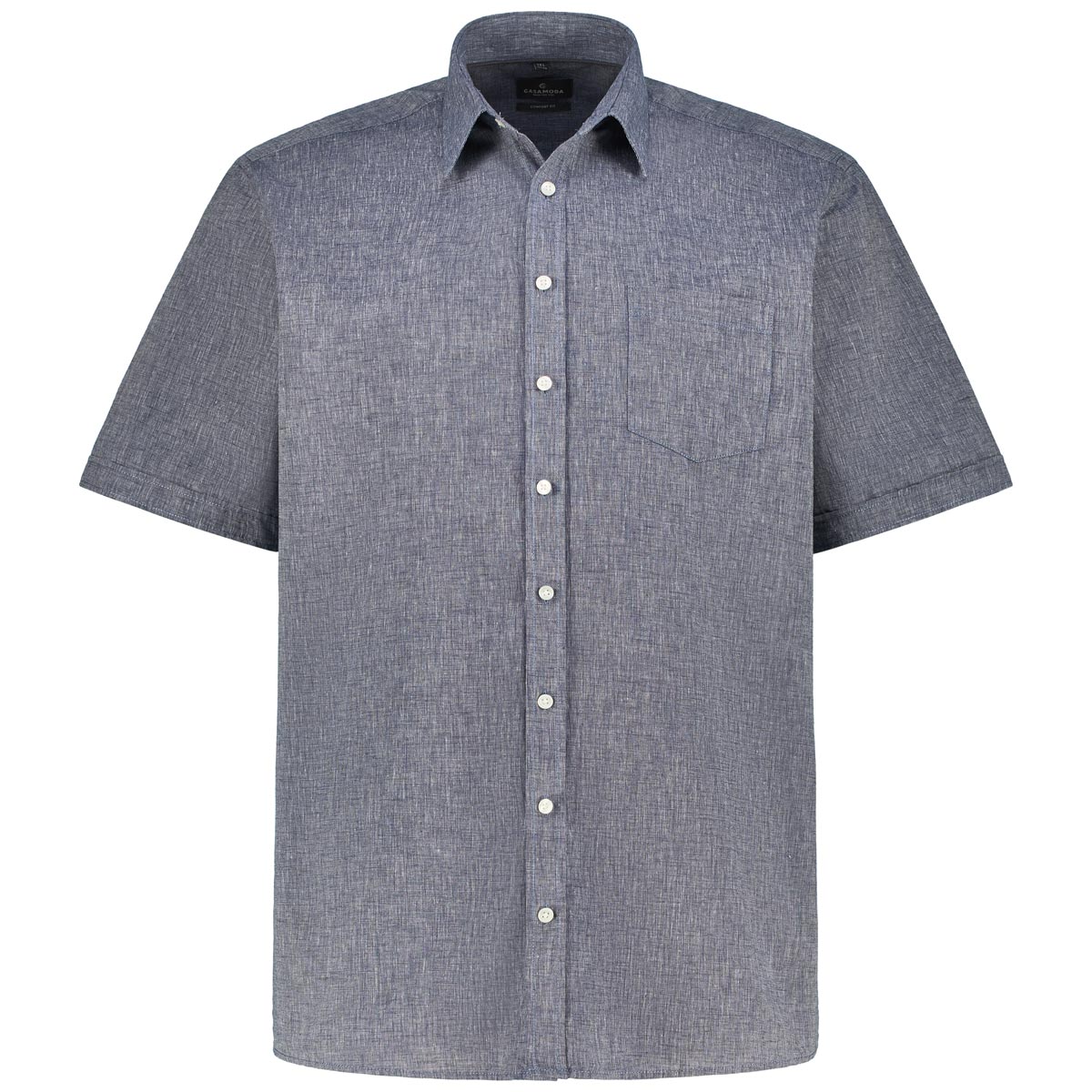 CASA MODA Freizeithemd aus Baumwollmix Farbe jeansblau Größe: 3XL günstig online kaufen