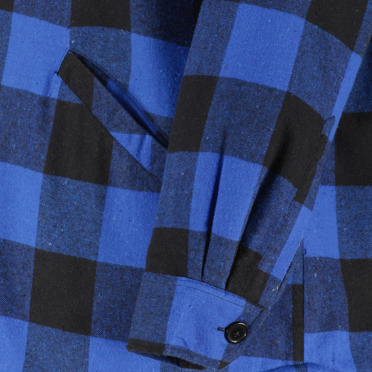 Kamro Gefütterte Hemdjacke im Holzfäller-Stil blau