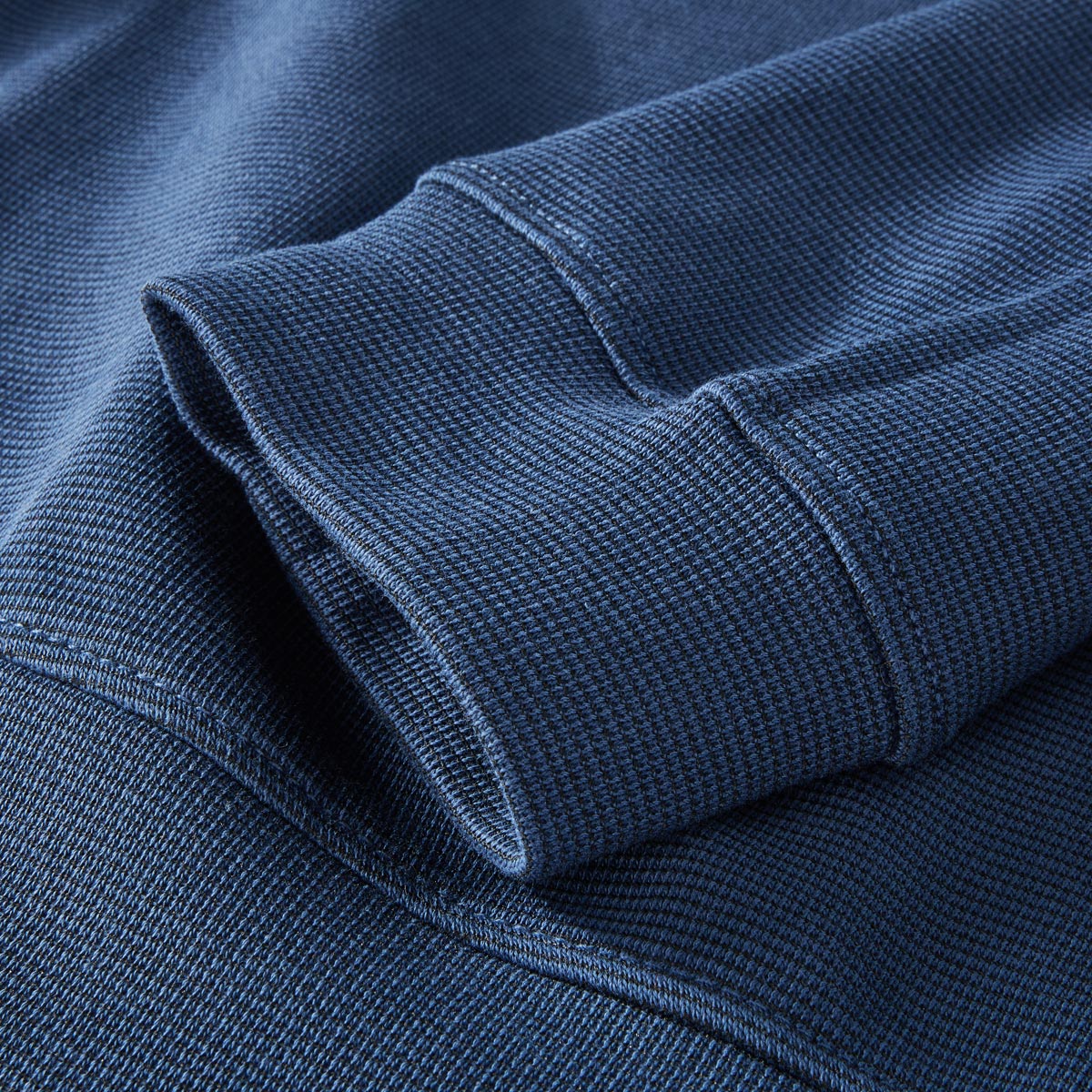 Lerros Sweatshirt aus Baumwollmischung blau