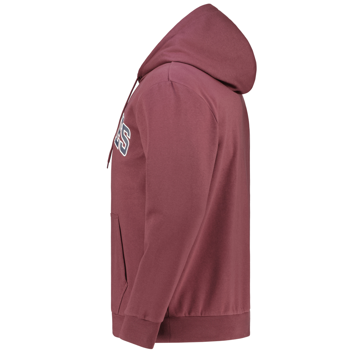 Jack&Jones Hoodie mit Label-Print weinrot