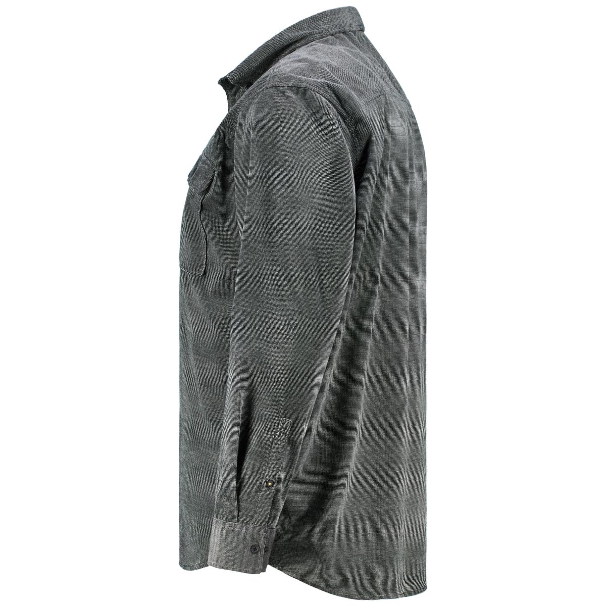 camel active Freizeithemd aus Chenille anthrazit