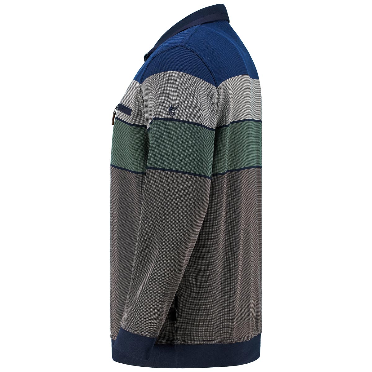 Hajo Troyer-Sweatshirt mit Stay Fresh marine