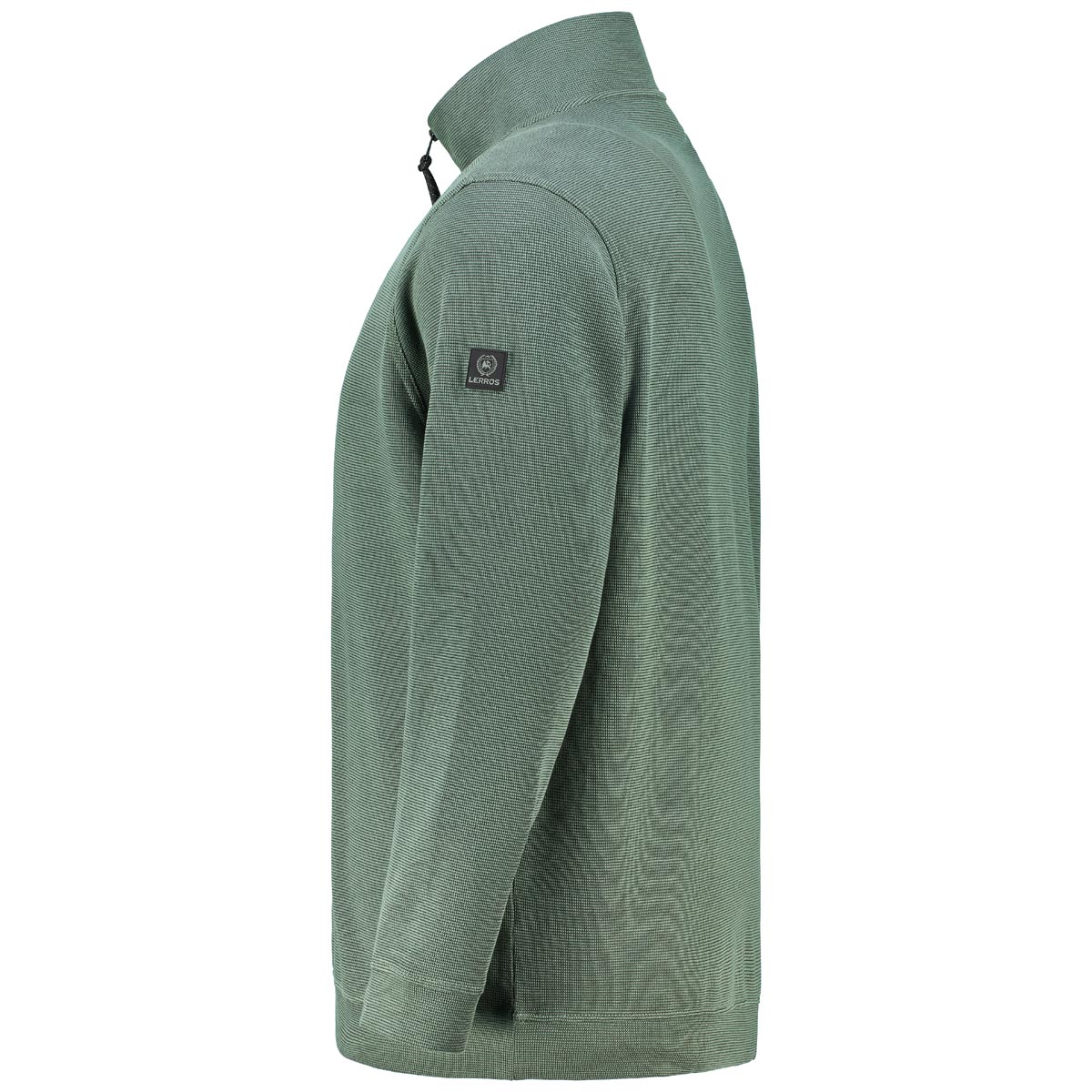 Lerros Sweatshirt aus Baumwolle dunkelgrün