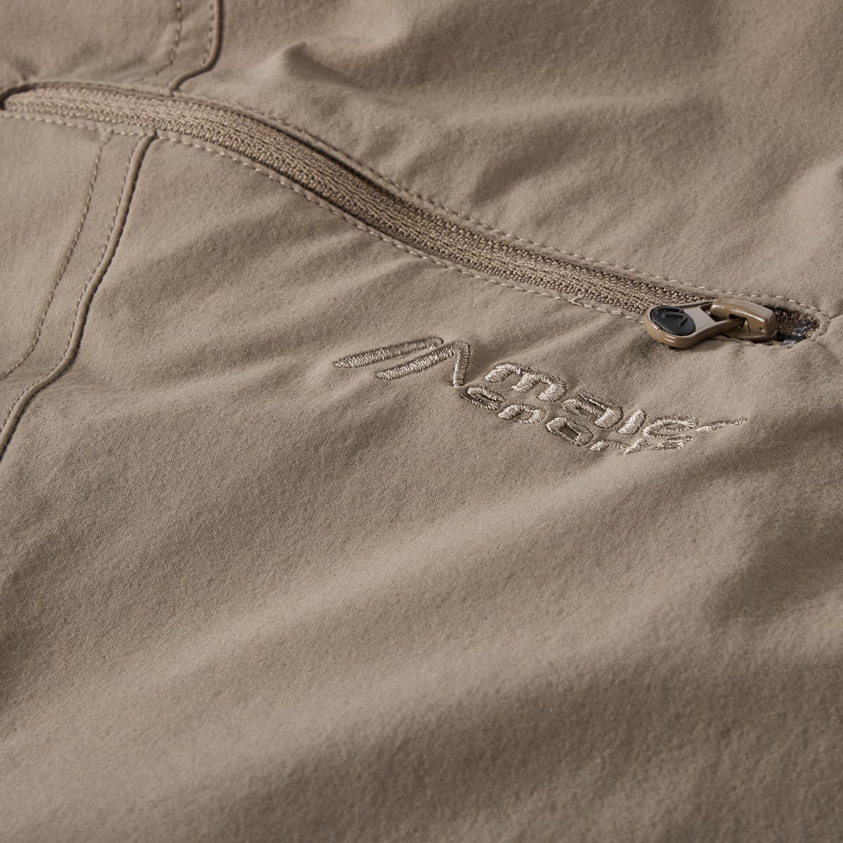 Maier Sports Capri-Bermudas (3/4 Länge) aus Funktionsmaterial, feuchtigkeitstransportierend khaki