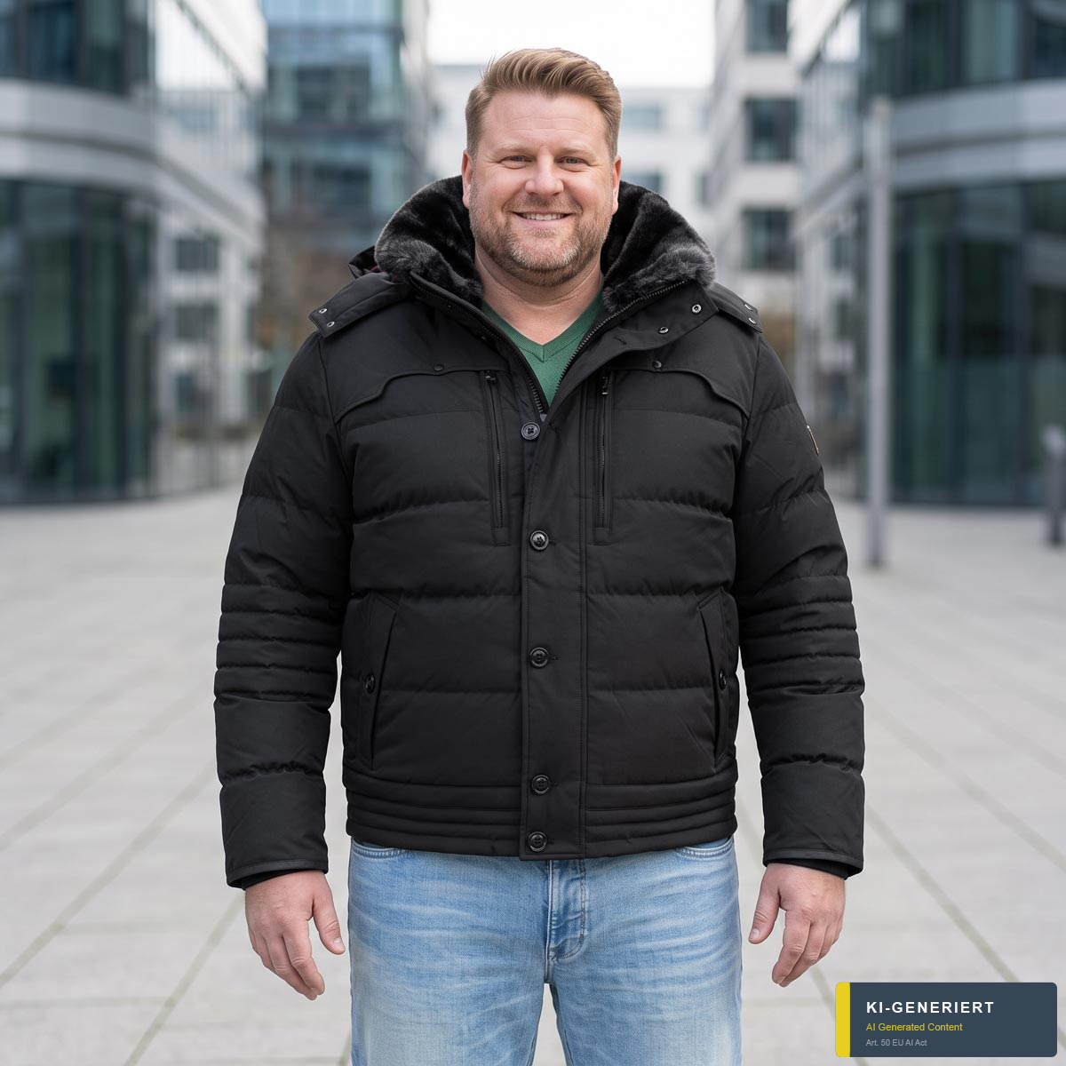 Wellensteyn Wattierte Winterjacke "Starstream", winddicht, wasserabweisend schwarz