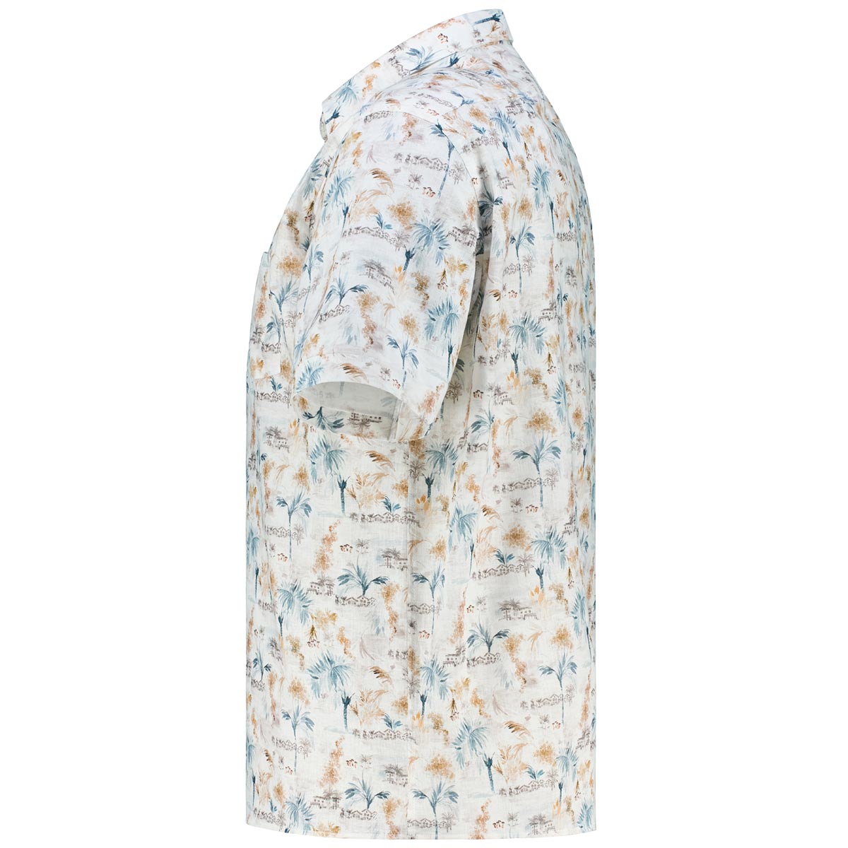 CASA MODA Freizeithemd mit Leinen beige