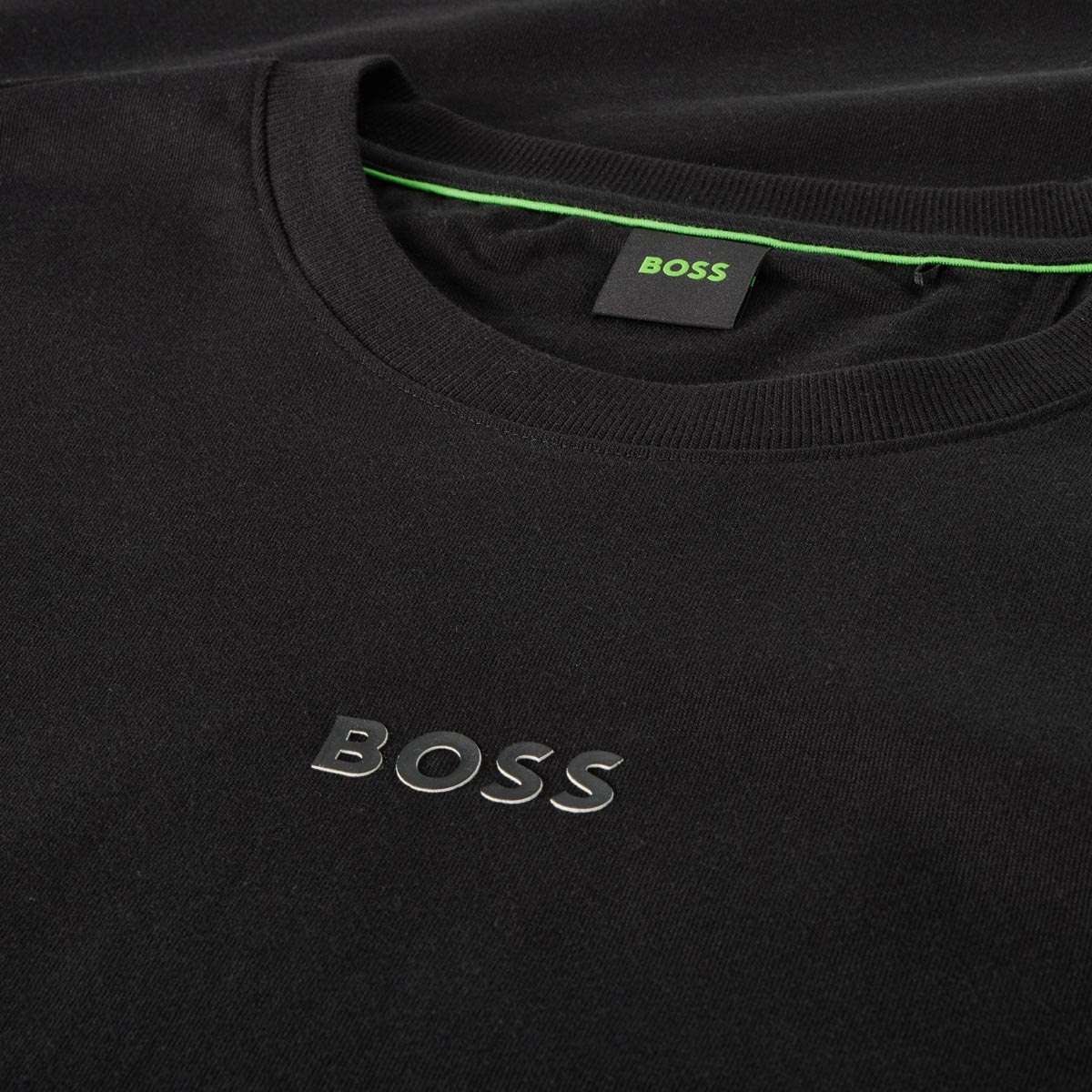BOSS T-Shirt aus Baumwolle schwarz
