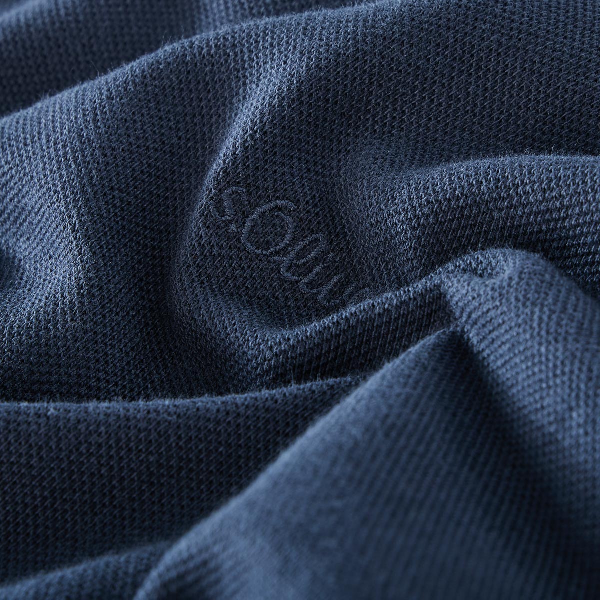 s.Oliver Basic-Poloshirt blau