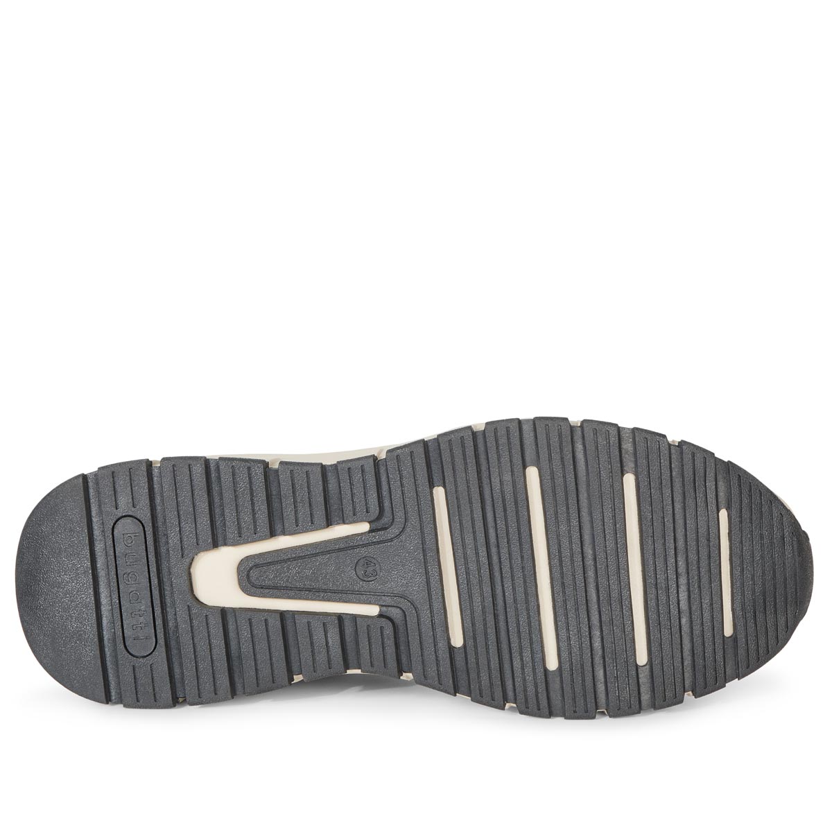 bugatti Sneaker mit Reißverschluss braun