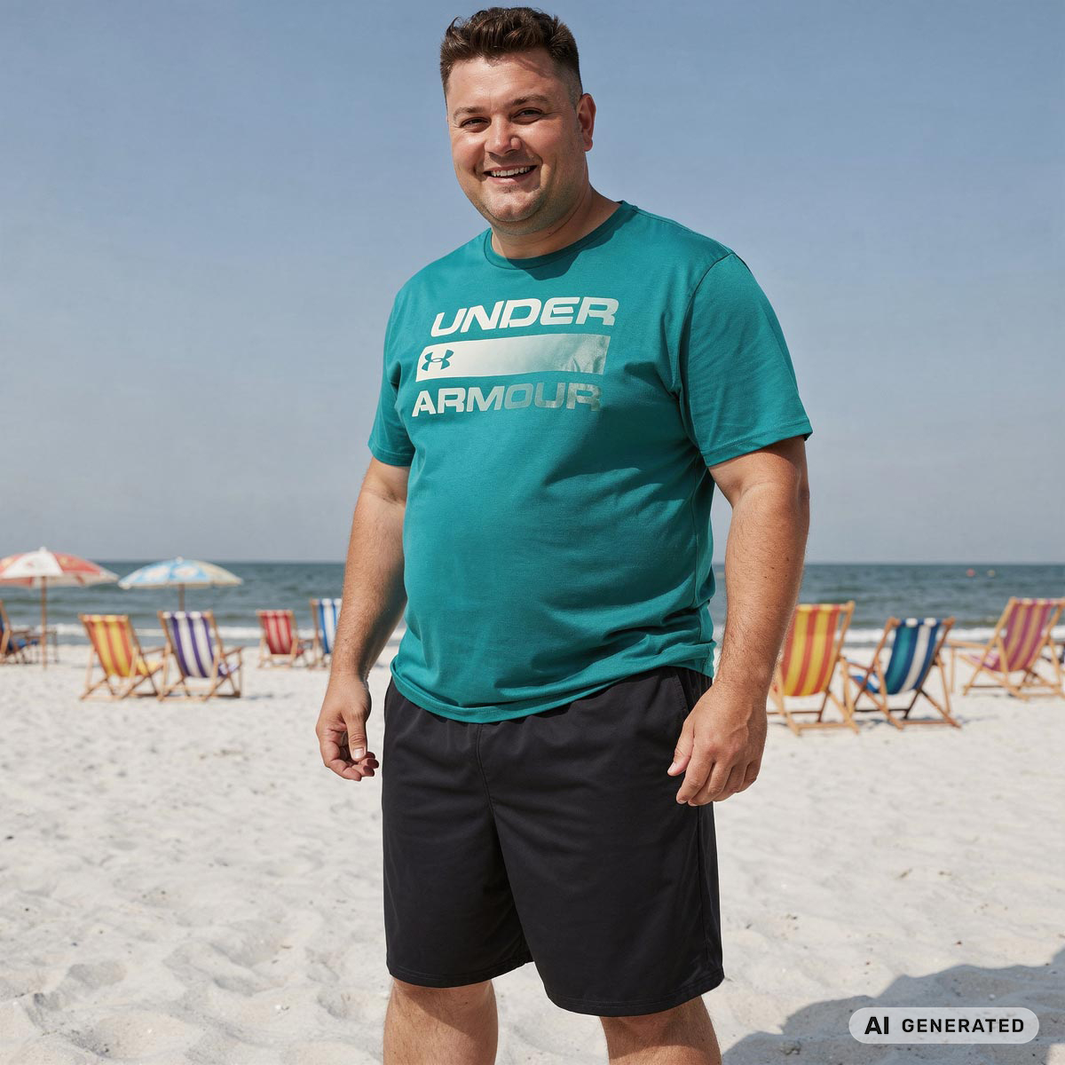 Under Armour T-Shirt aus 4-Wege-Stretch, schnelltrocknend grün