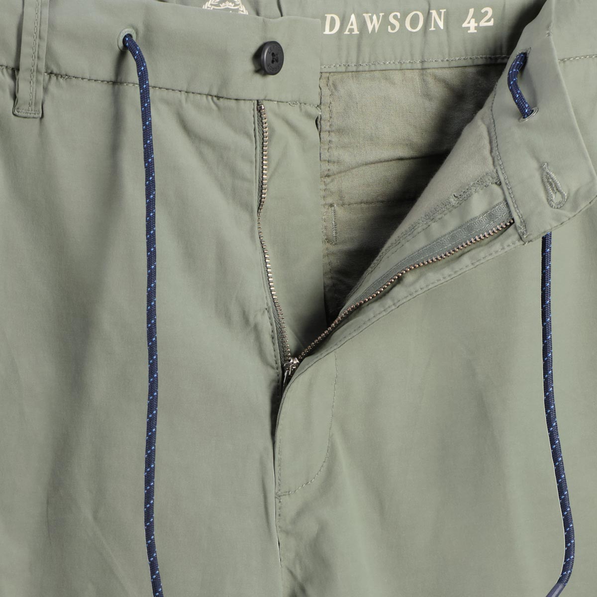 Lerros Chino-Shorts mit Stretch oliv