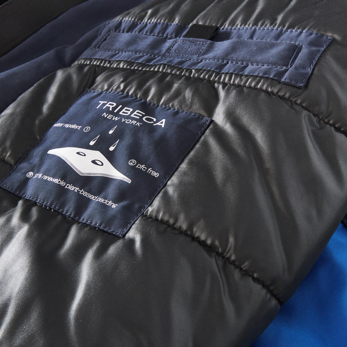 Tribeca Gewachster Parka, wasserabweisend dunkelblau