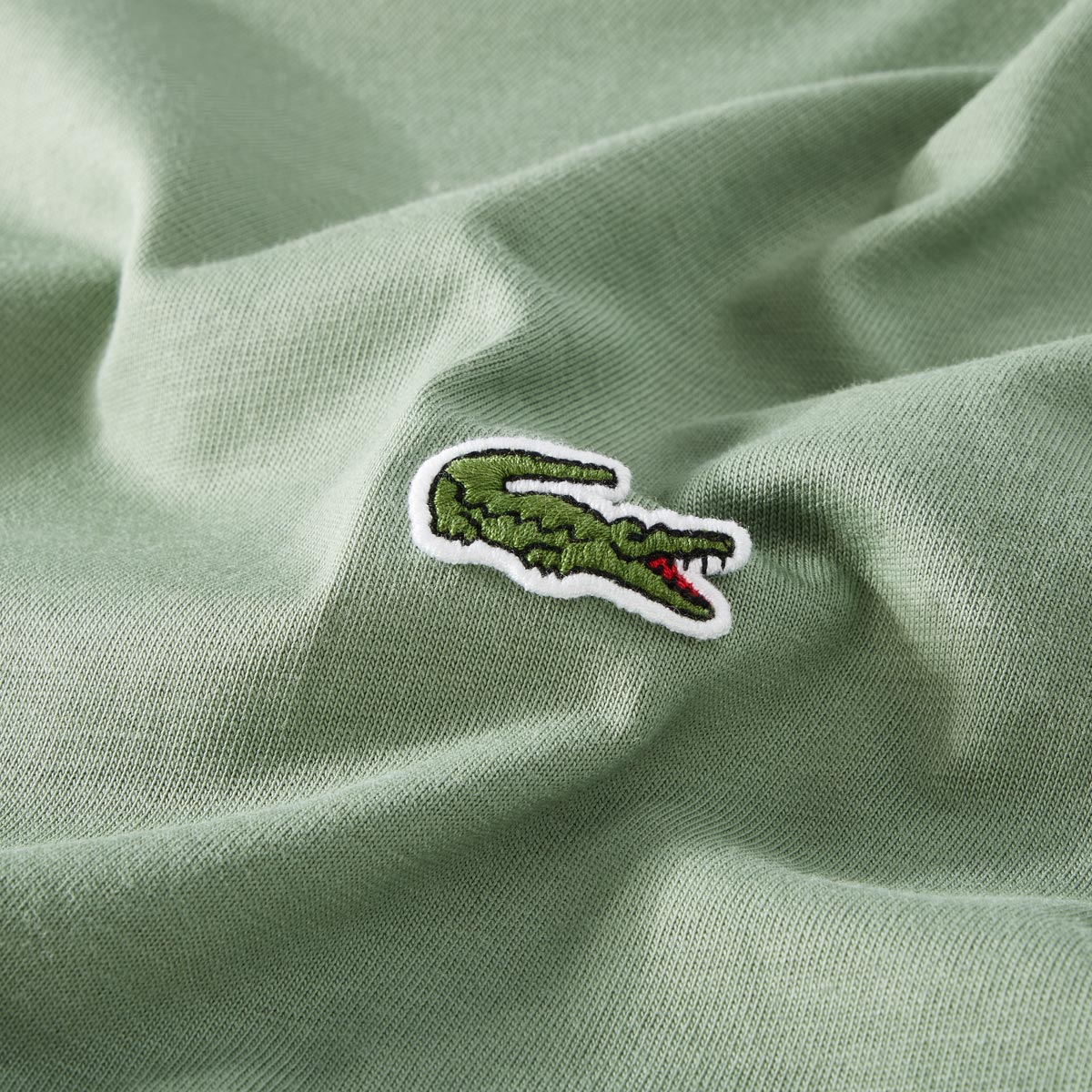 LACOSTE T-Shirt aus Baumwolle grün