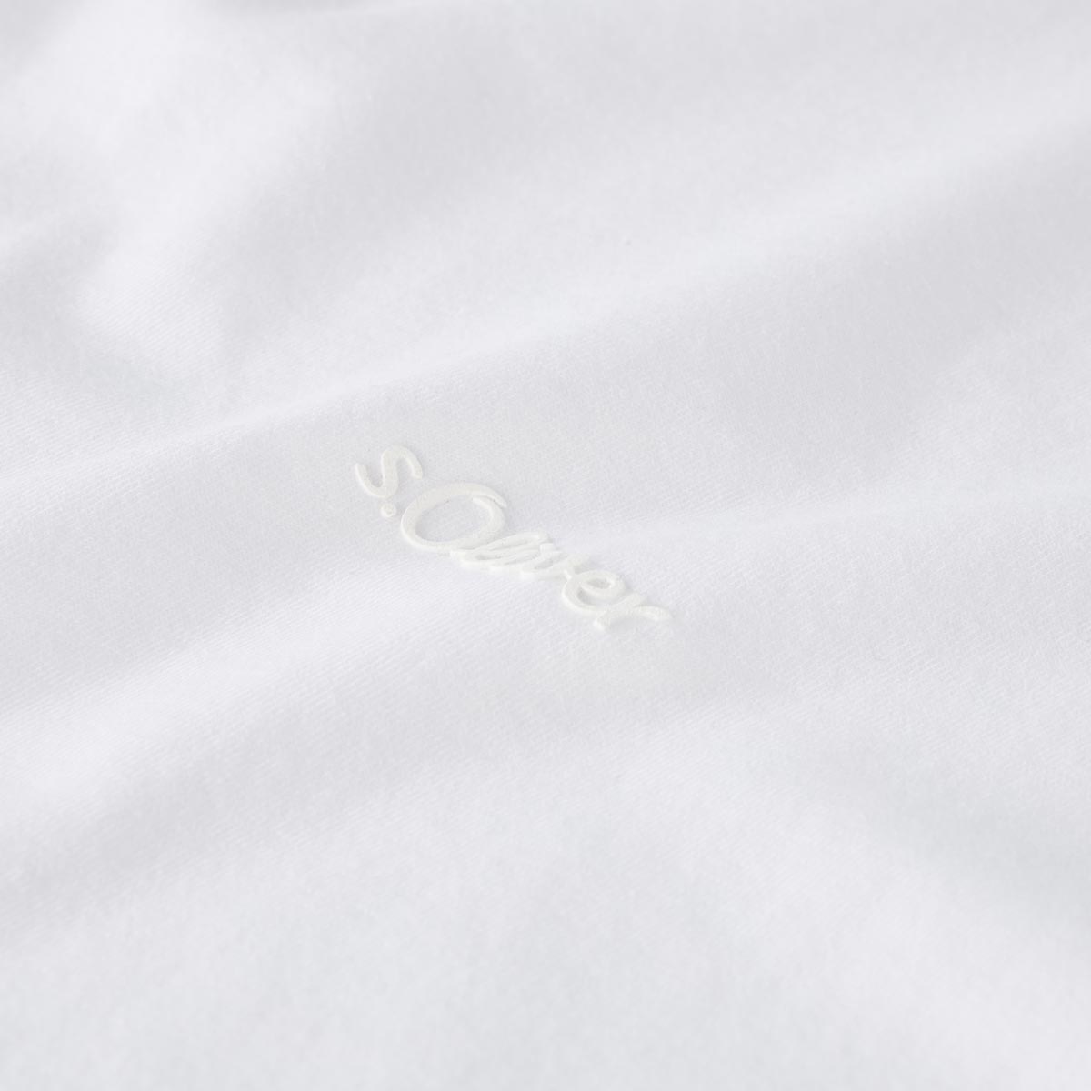 s.Oliver T-Shirt aus Baumwolljersey weiß
