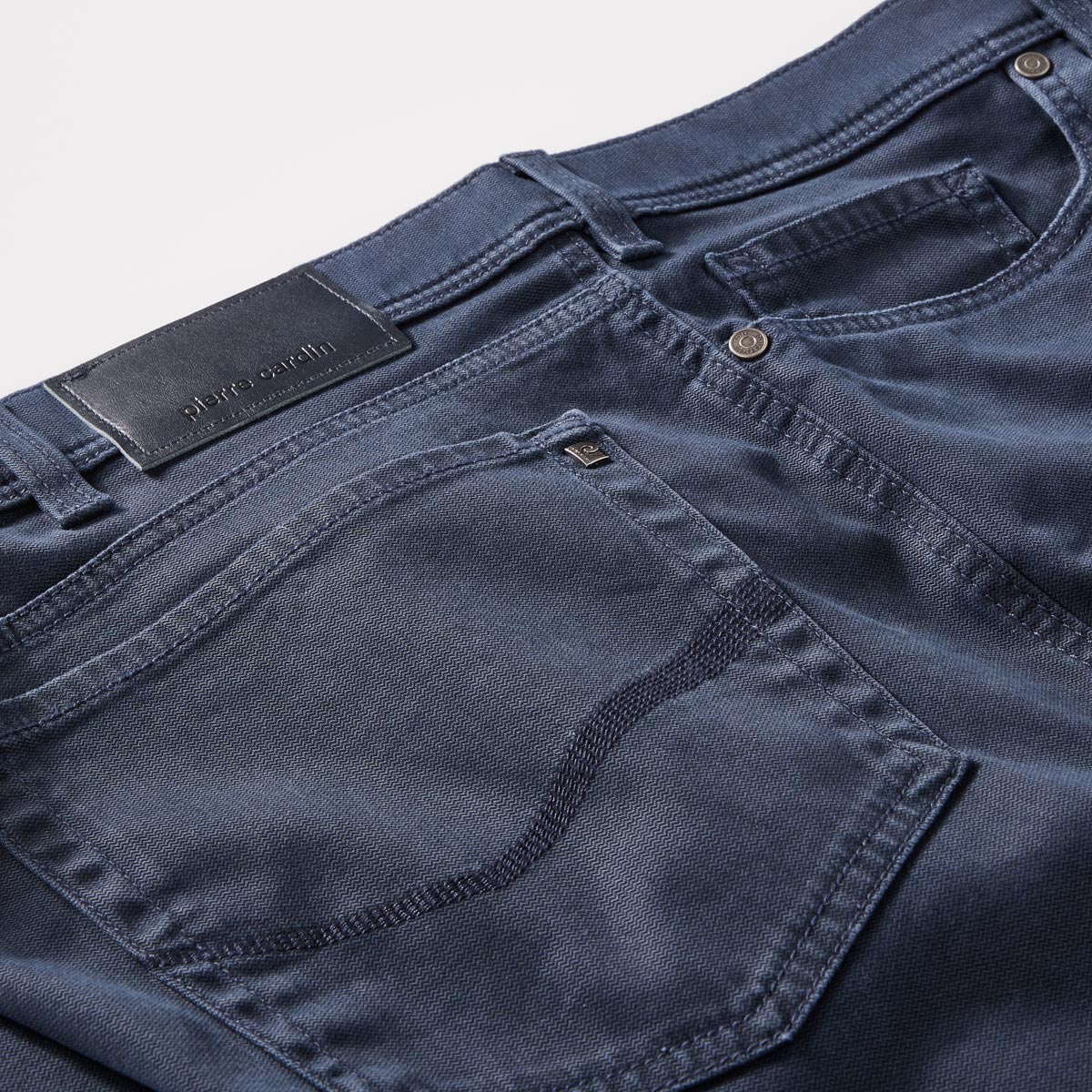 Pierre Cardin Hose "PC-Lyon" in FutureFlex-Qualität, Tapered Fit blau