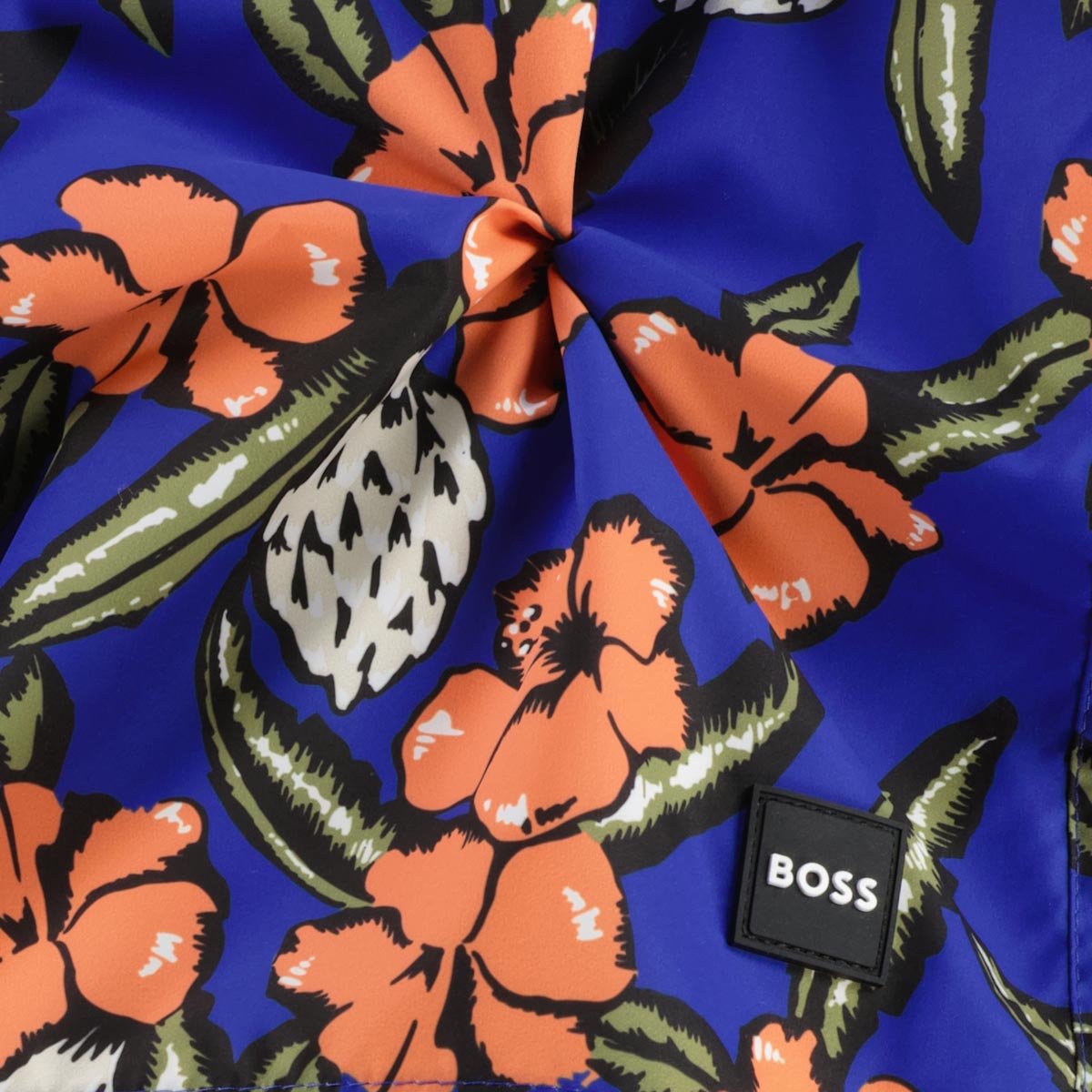 BOSS Badeshorts mit Taschen blau