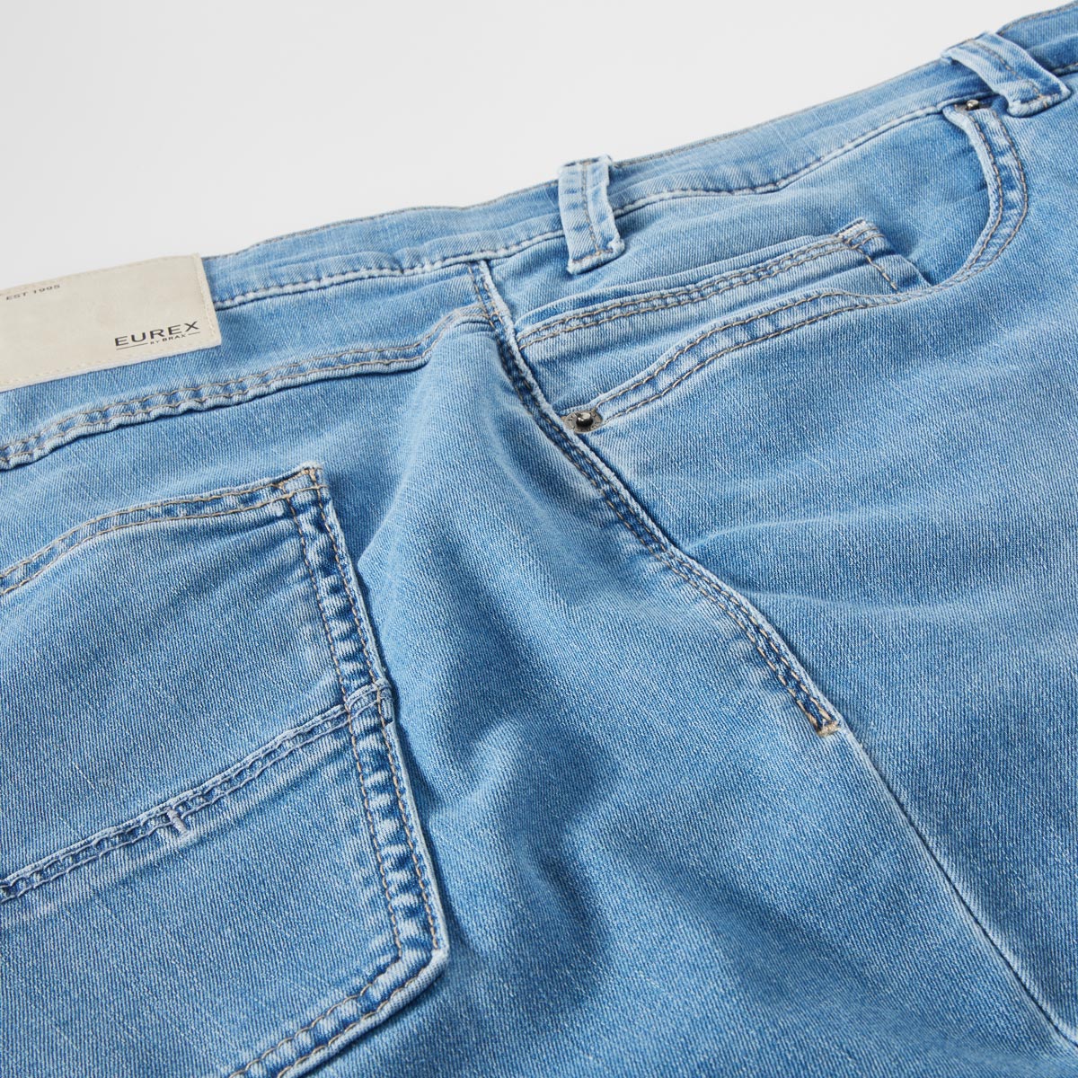 Eurex by Brax Stretch-Jeans "Luke", Tapered Fit, leicht hellblau