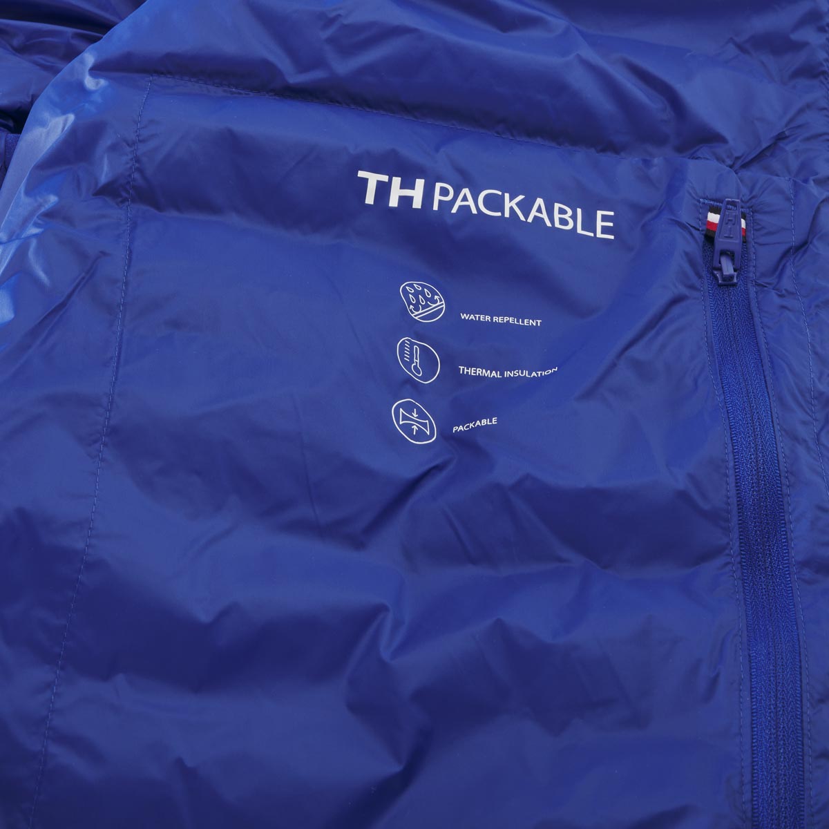 Tommy Hilfiger Steppweste, wasserabweisend, packbar royalblau