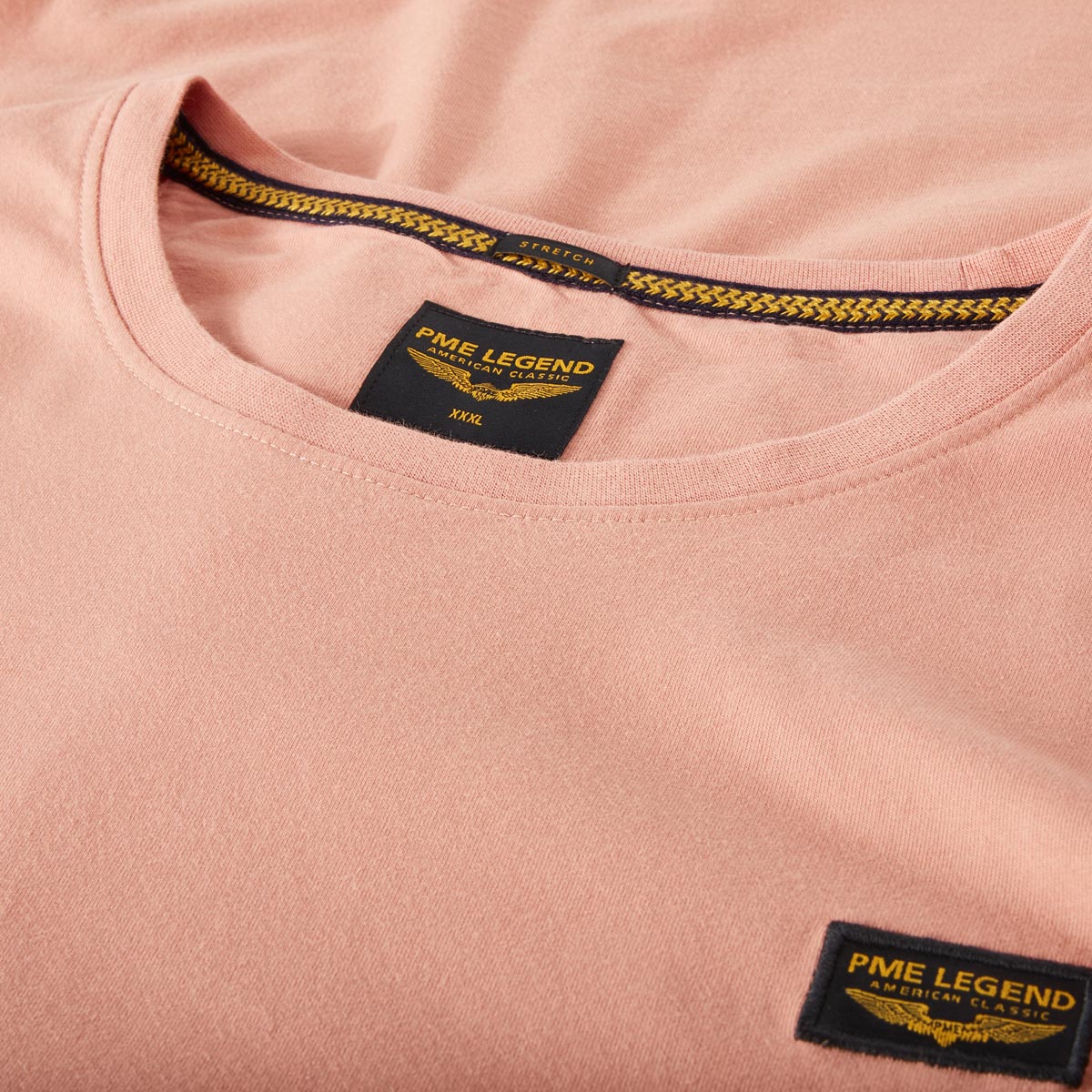 PME LEGEND T-Shirt mit Elasthan rosa