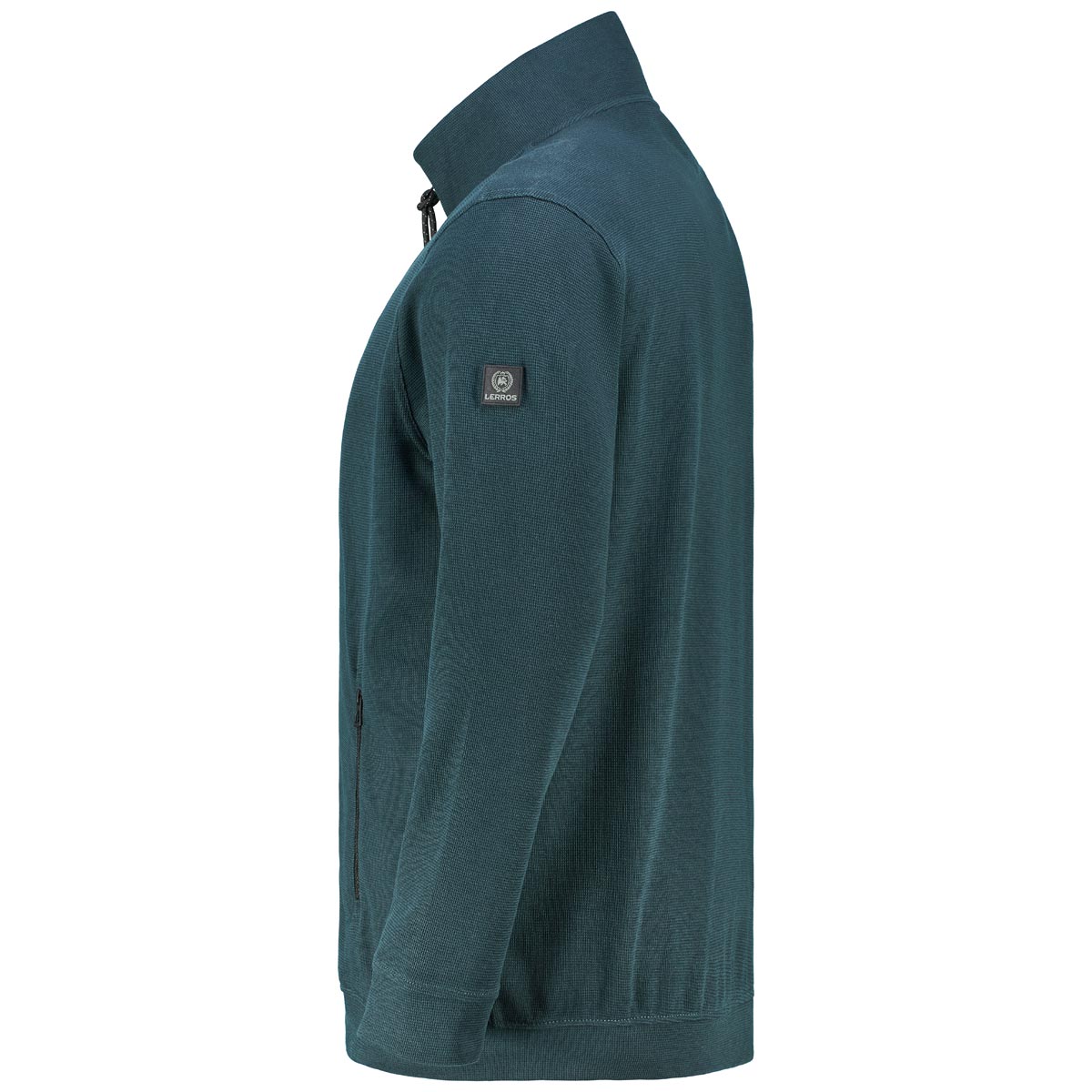 Lerros Sweatjacke aus Baumwolle dunkelgrün