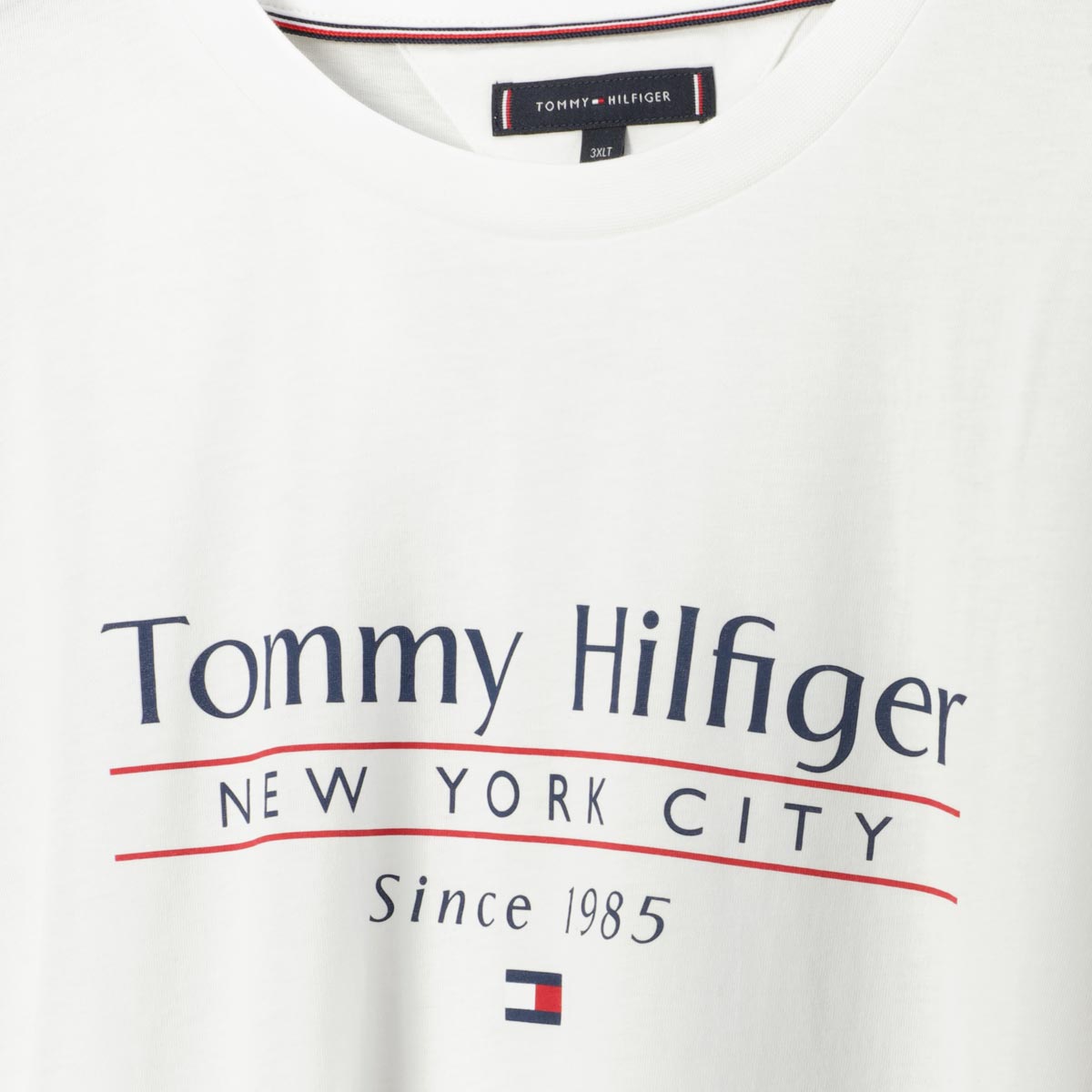 Tommy Hilfiger T-Shirt mit Label-Print weiß