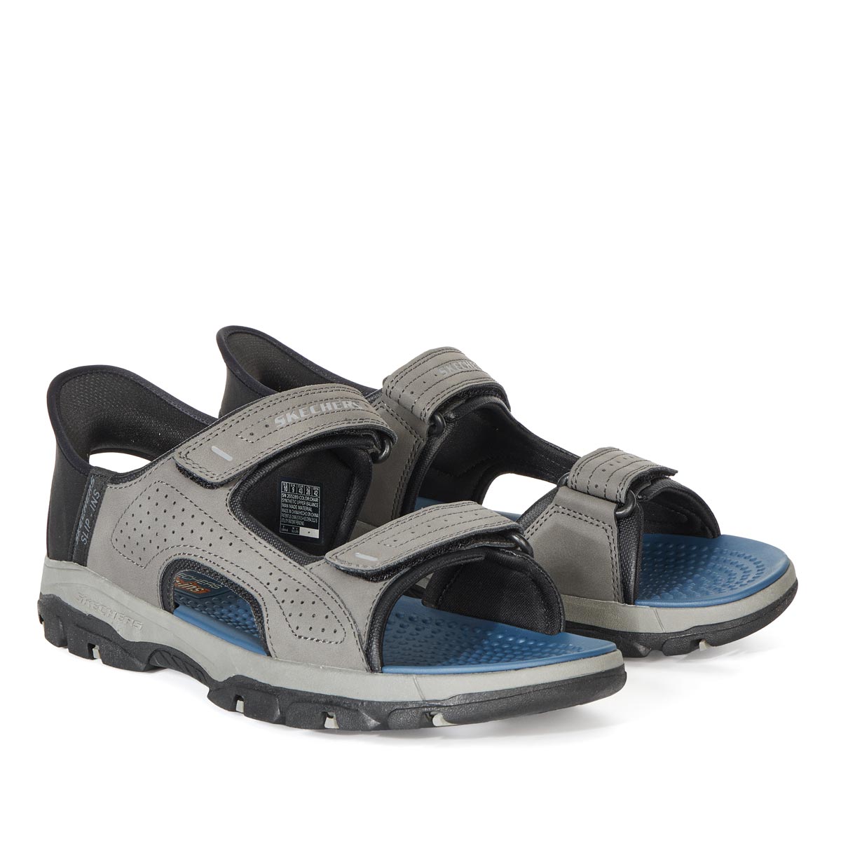 SKECHERS Outdoor-Sandalen "Tresmen Reece", atmungsaktiv und leicht grau