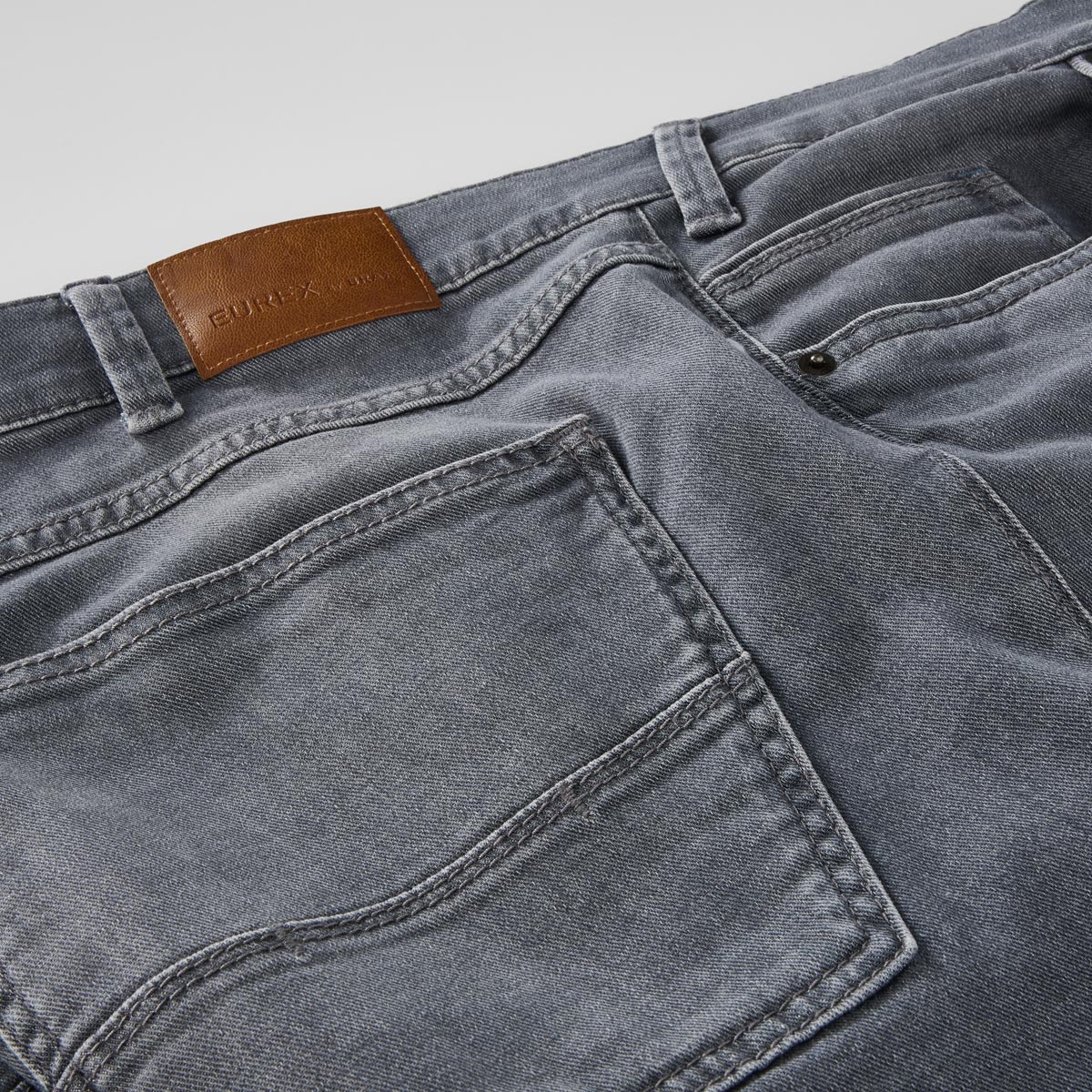 Eurex by Brax Stretch-Jeans "Luke", Tapered Fit grau