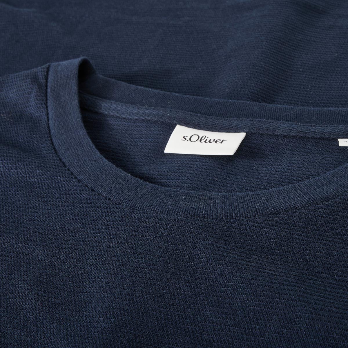 s.Oliver Basic-T-Shirt blau