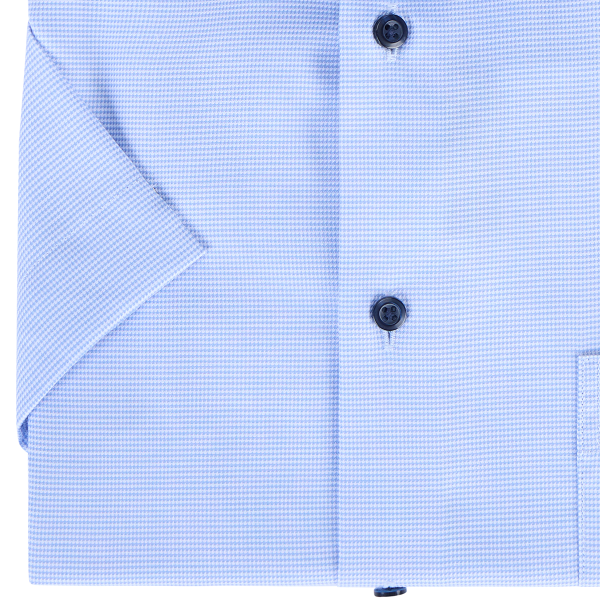 ETERNA Businesshemd, bügelfrei, kurzarm mittelblau