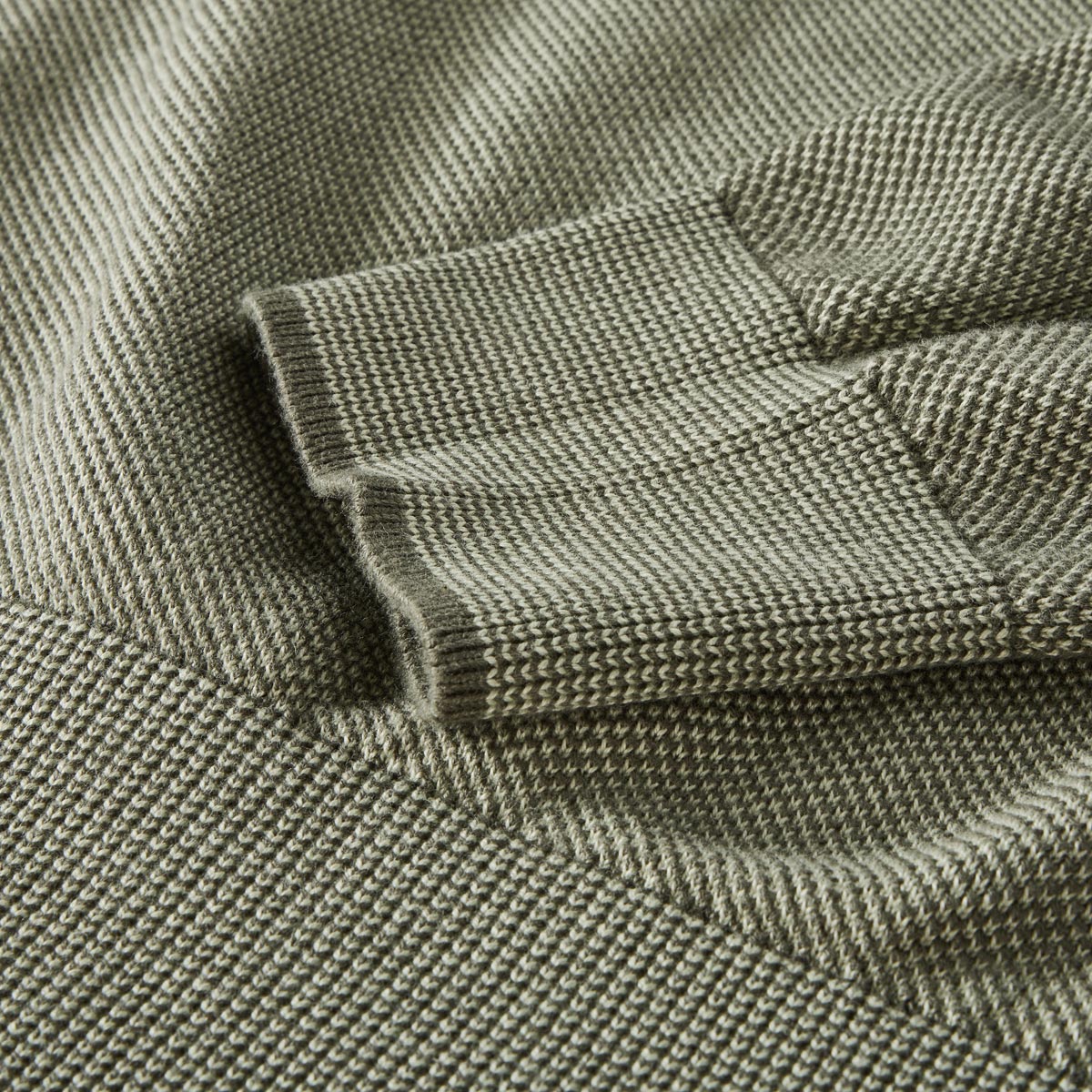 Lerros Feinstrickpullover aus Baumwolle khaki