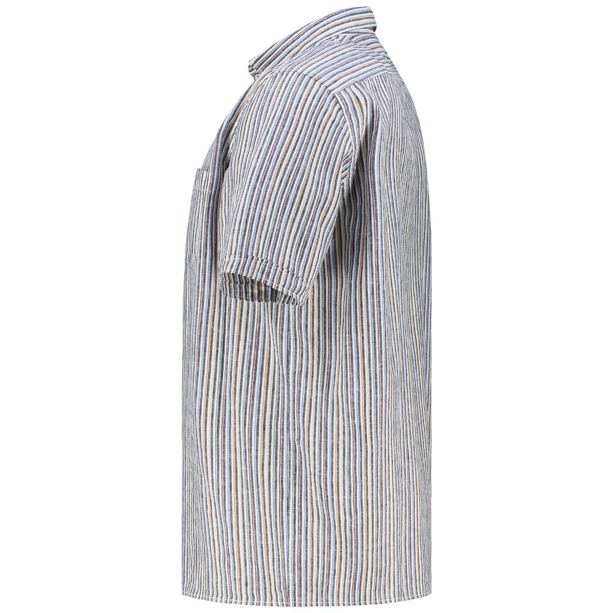 CASA MODA Freizeithemd mit Leinen blau