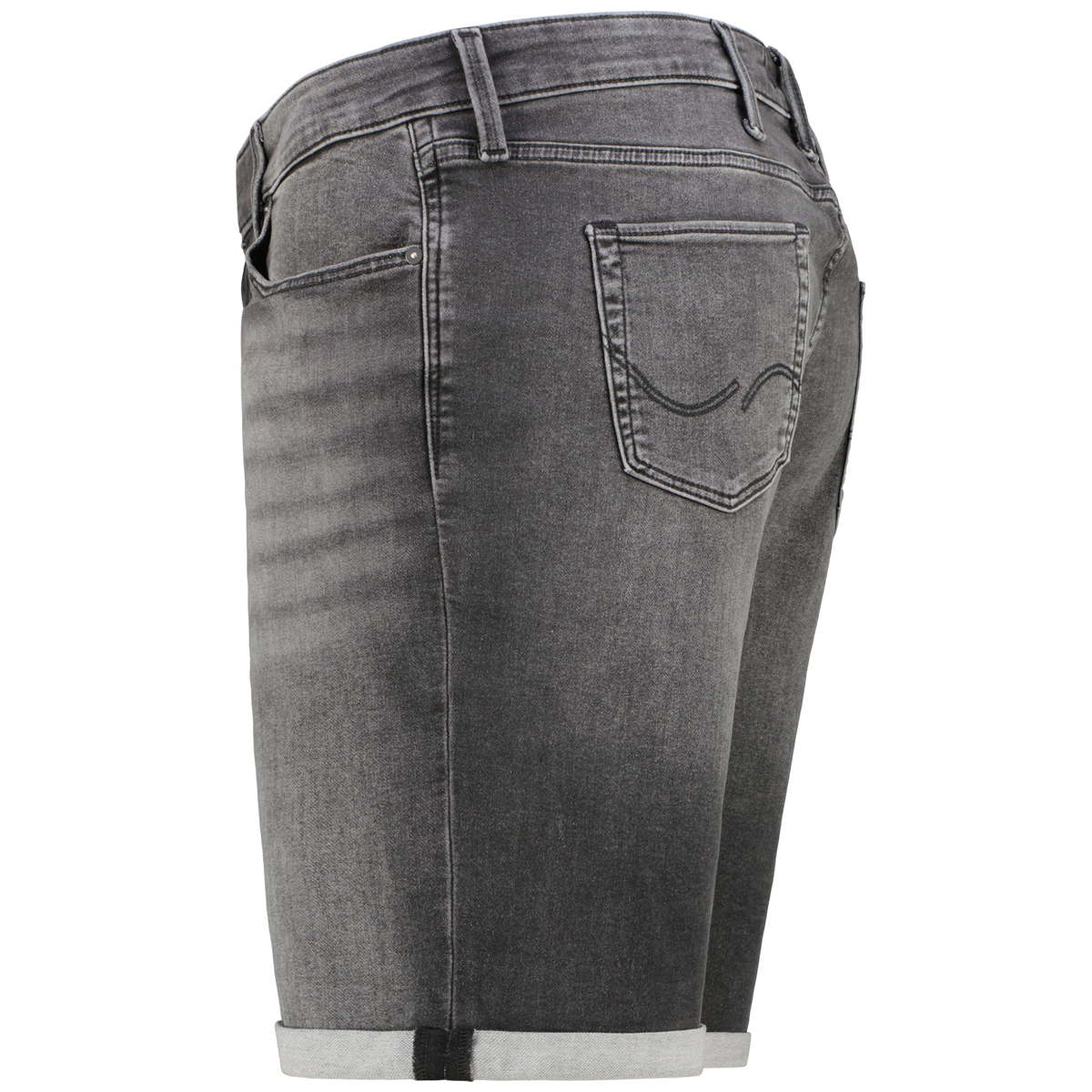 Jack&Jones Jeans-Shorts mit Stretch schwarz