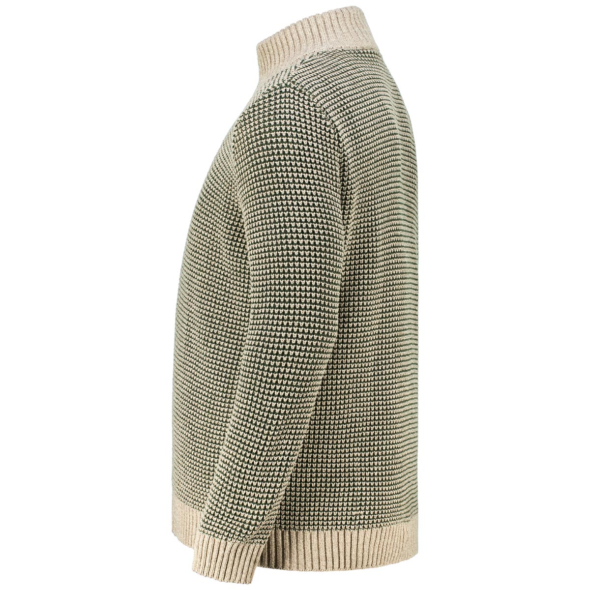 Orbis Trachten-Strickjacke mit Struktur grün