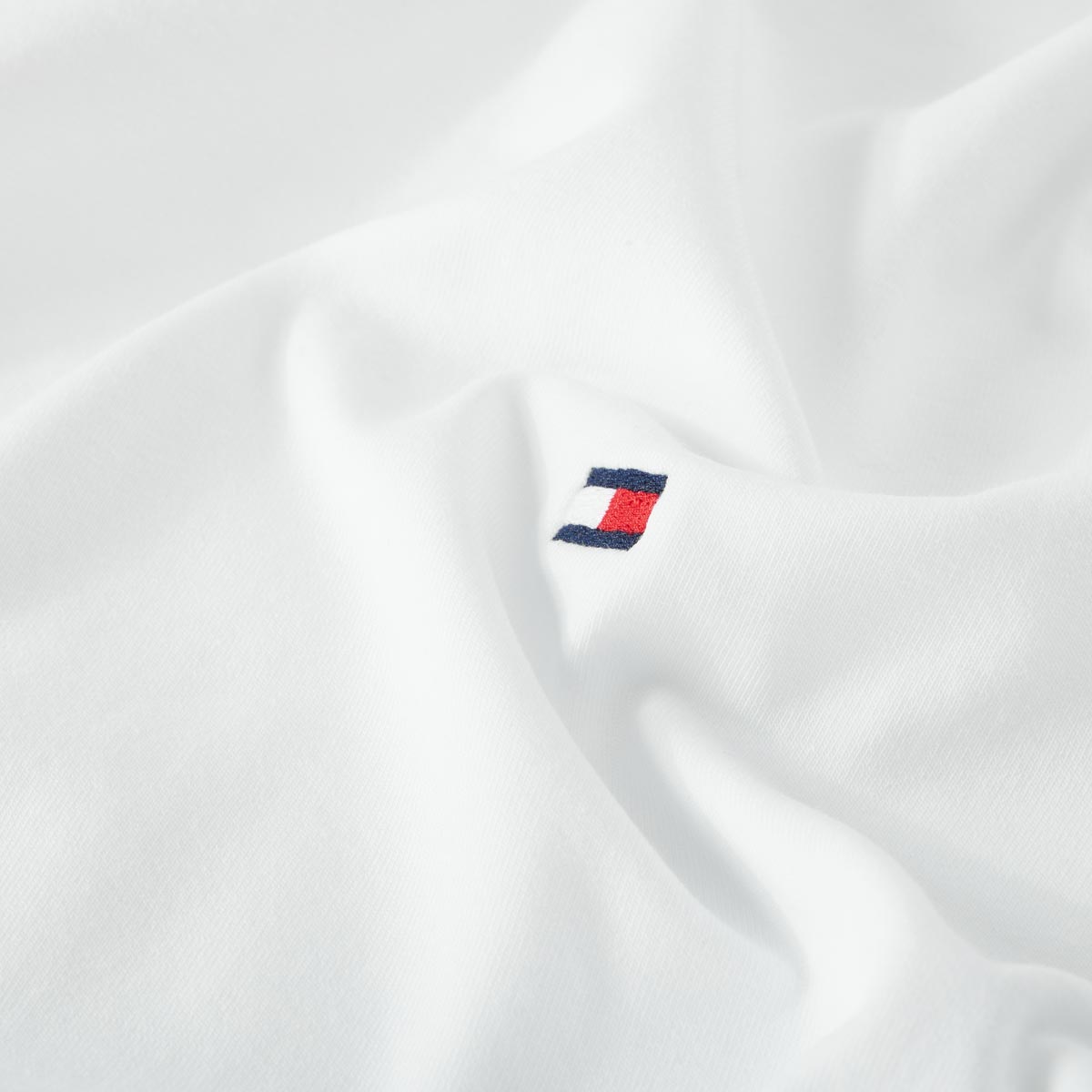 Tommy Hilfiger Longsleeve mit Elasthan weiß