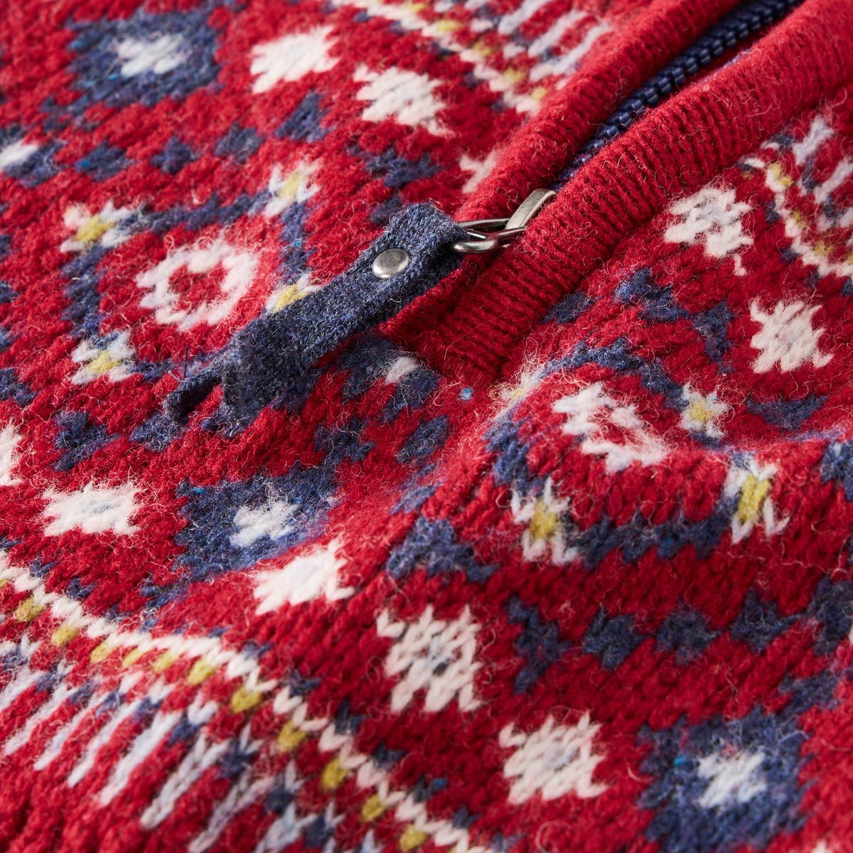 RAGMAN Pullover aus Wollmix dunkelrot