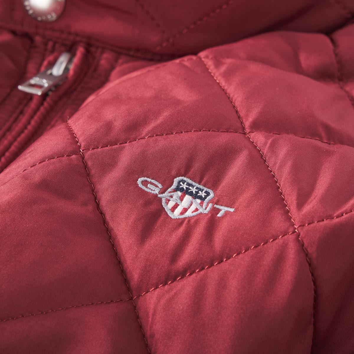 Gant Leichte Steppweste, wasserabweisend dunkelrot