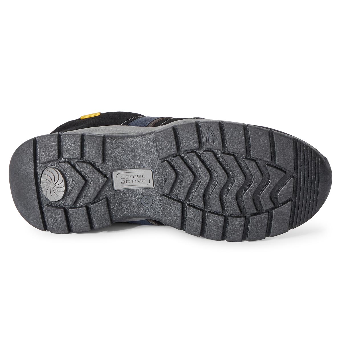 camel active Sneaker aus Leder schwarz