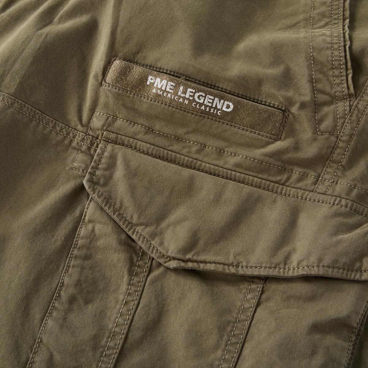 PME LEGEND Stretch-Cargo-Shorts "Nordtrop" oliv
