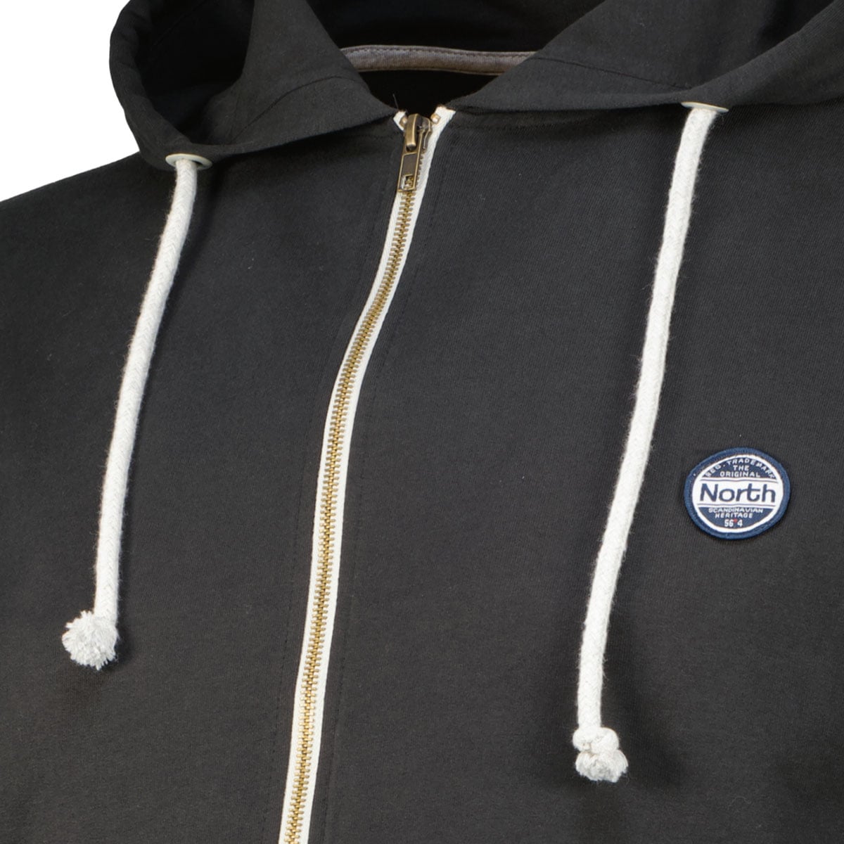 North Sweatjacke aus Baumwolle schwarz North Sweatjacke aus Baumwolle schwarz