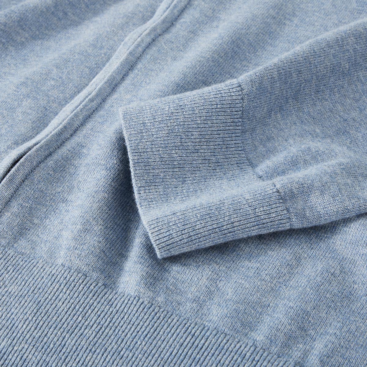 Tommy Hilfiger Strickjacke aus Baumwolle hellblau